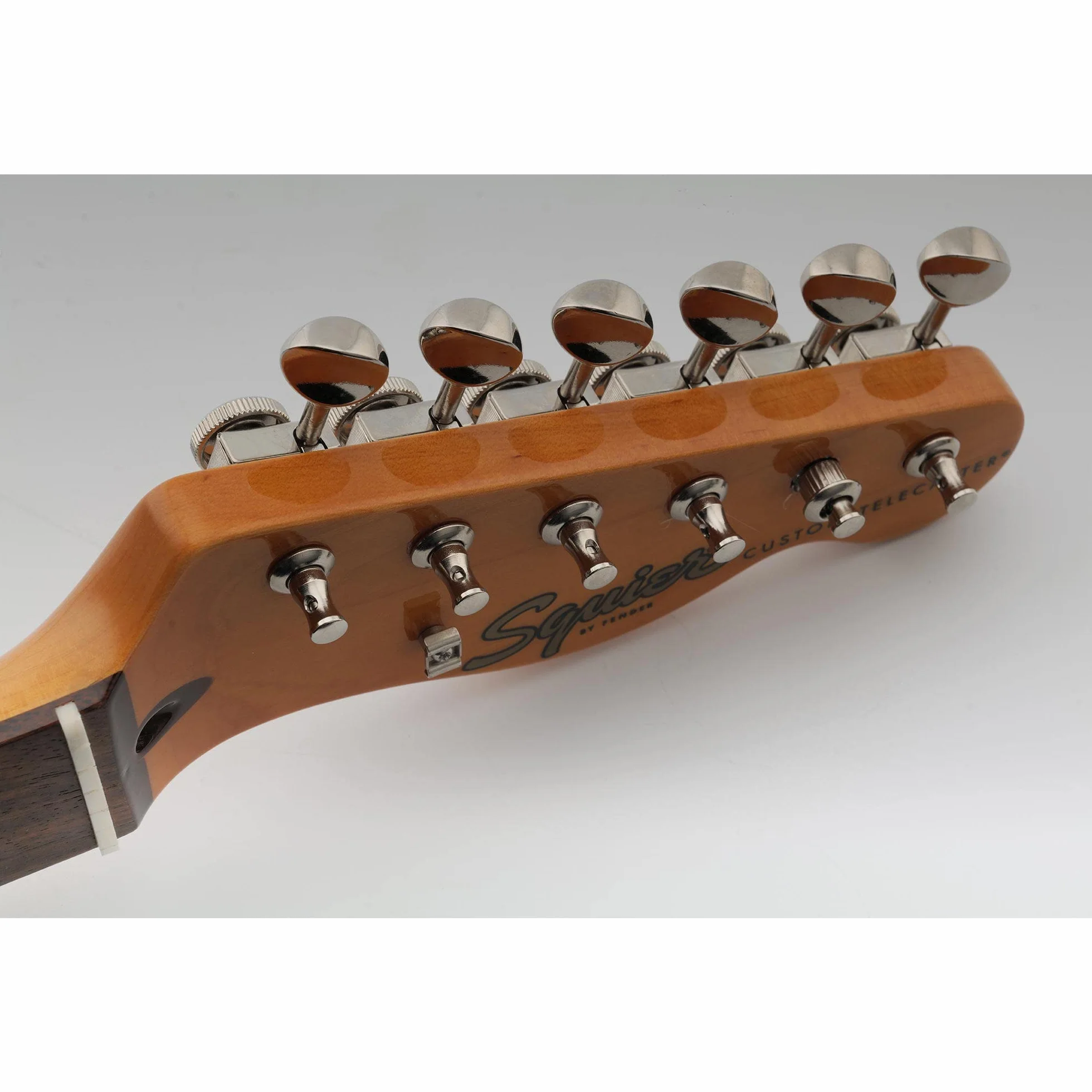 Musiclily Pro 6 w linii Vintage Tunery Blokujące Gitaryowe Klucze Blokowane Kołki do Strojenia do Gitary Elektrycznej Squier Classic Vibe Strat Tele, Nikiel Owalny Główki