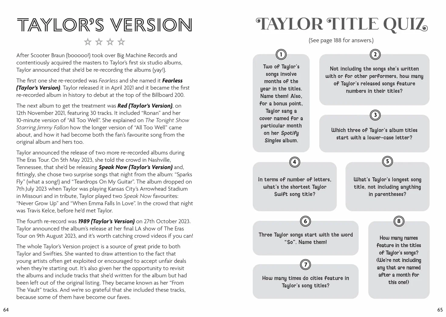 The Taylor Swift Activity Book: The SUNDAY TIMES BESTSELLING activity book full of quizzes, puzzles and trivia on the global superstar of the Eras tour