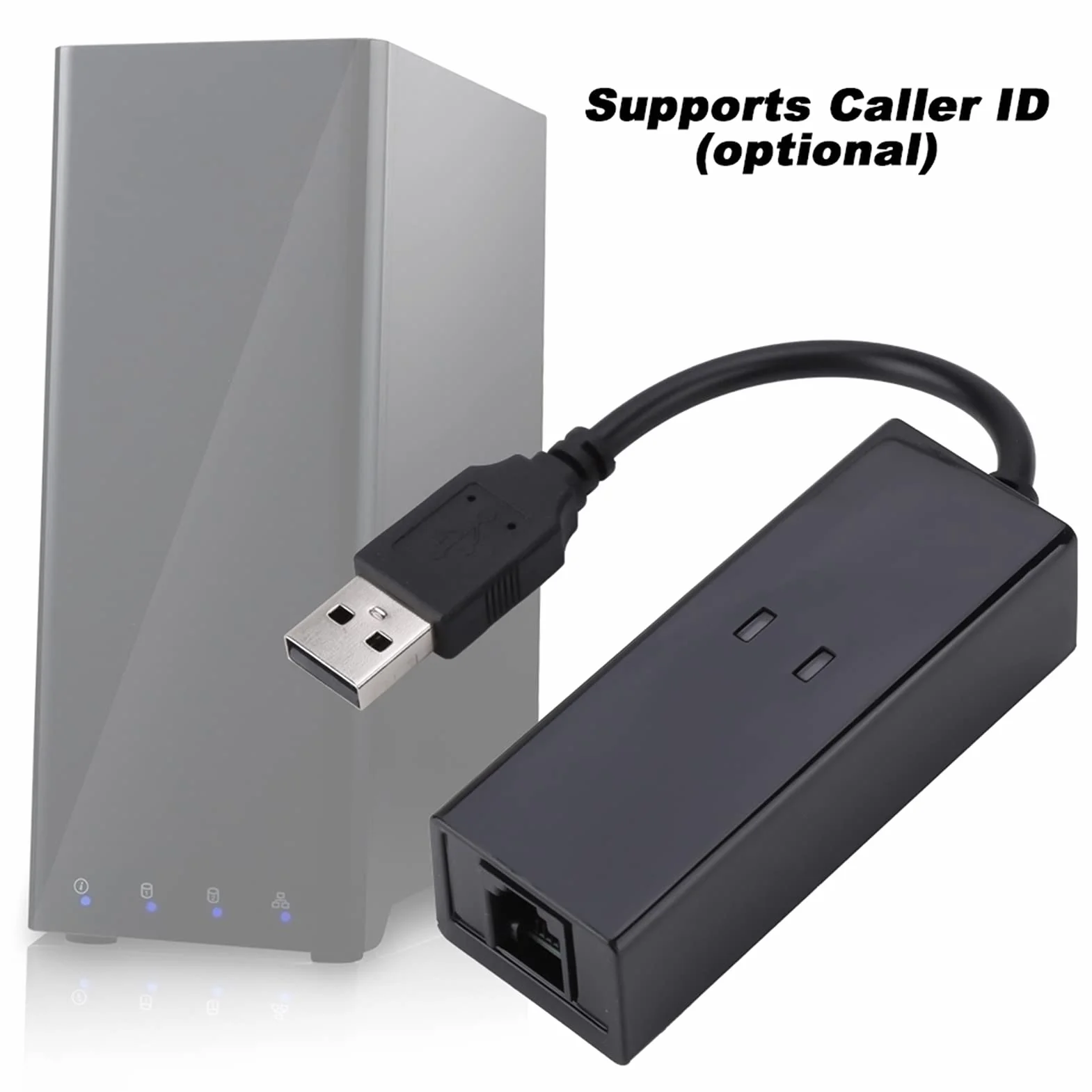 Faks-modem USB 2.0 56K Wygodne Wysyłanie i Odbieranie Faksów na Komputerze dla Użytkowników 7 Me
