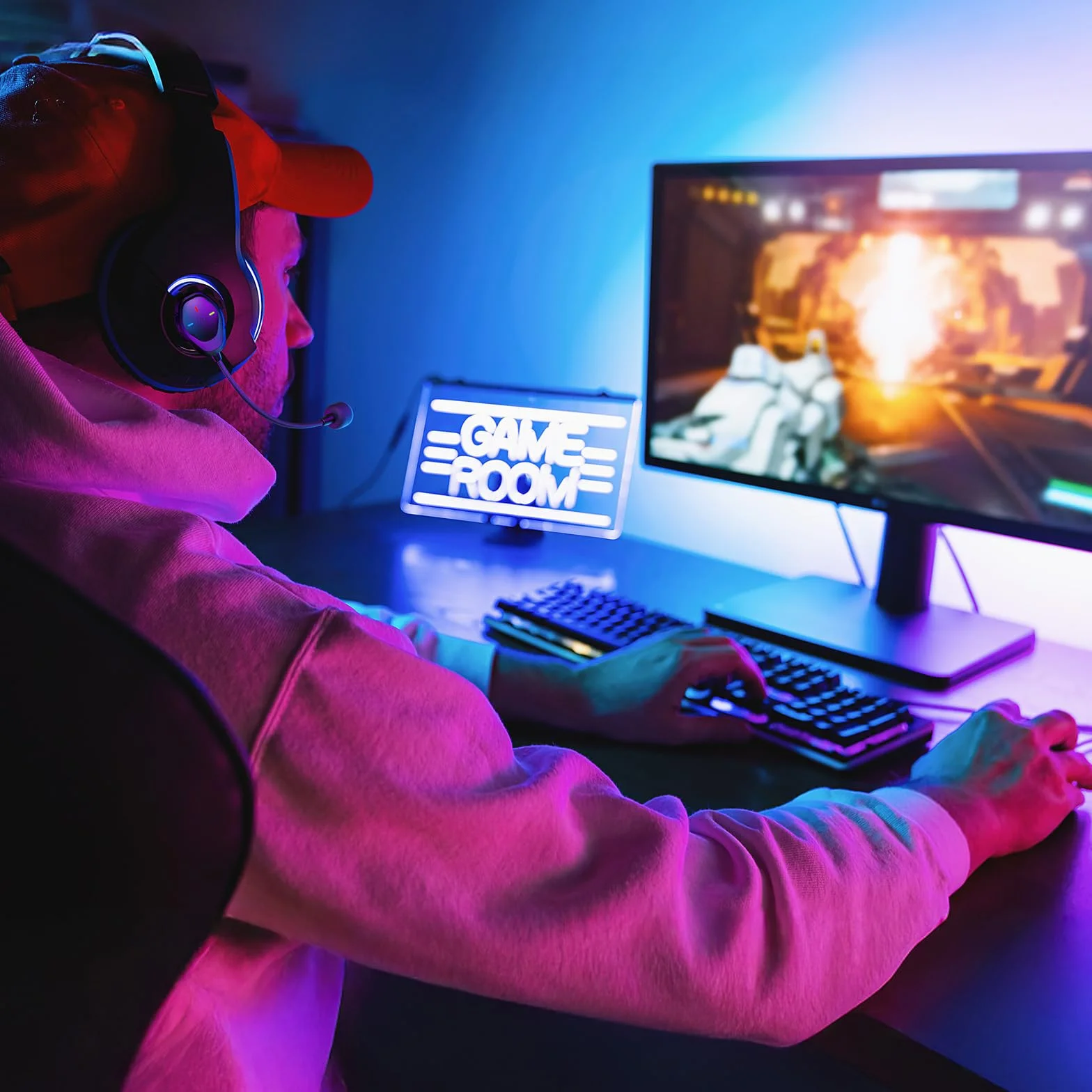 TONOR Mikrofon Bezprzewodowy Modmic, Kompatybilny z PS4/PS5, Mikrofon do gier do Zestawu Słuchawkowego Konsoli, Redukcja Szumów, Ladowany Przez USB, Kompatybilny z PS4, PS5, PC, Laptopem, TGP1
