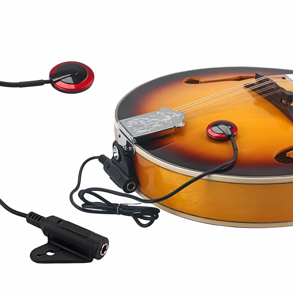 Alnicov Piezoelektryczny mikrofon stykowy do gitary, skrzypce, banjo, ukulele, mandolina