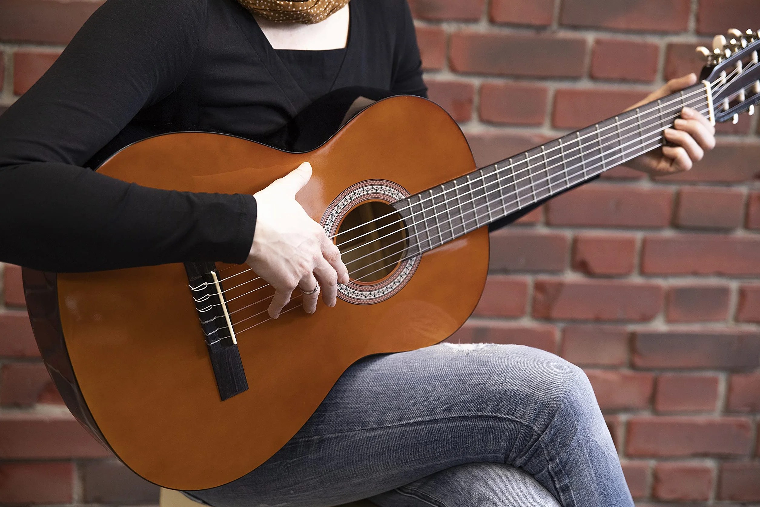 Gitara koncertowa 1/2 Honey – zestaw startowy z pokrowcem, tunerem i książką