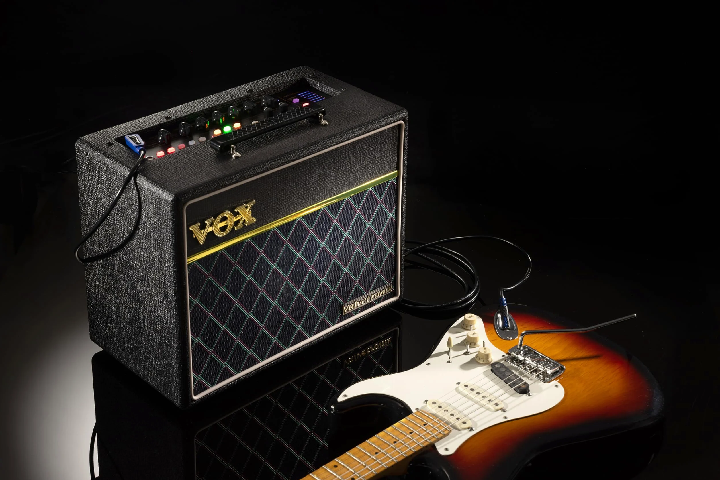 Vox - Valvetronix VT20X-CLBL - Wzmacniacz gitarowy modelujący 20W – Klasyczny Niebieski