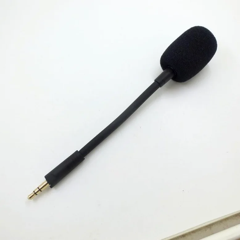 Barracuda X Mikrofon,Mic Zamiennik Odłączany 3.5mm Game Boom Redukcja Szumów Mikrofon w/Foam do Razer Barracuda X Bezprzewodowy Słuchawkowy(Czarny)