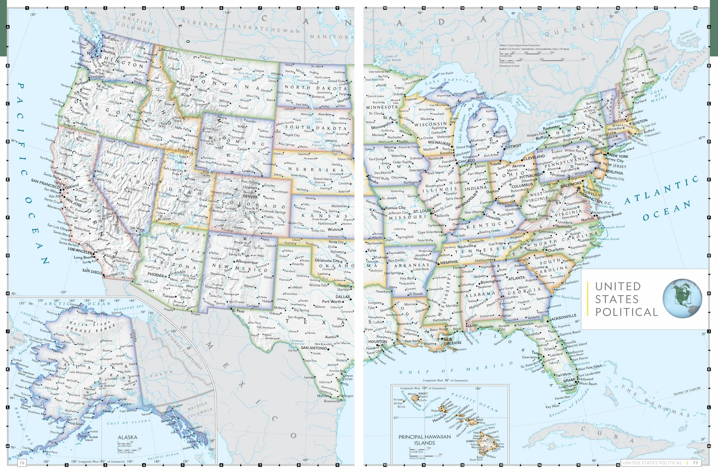 National Geographic Concise Atlas of the World, 5th edition: Authoritative and complete, with more than 200 maps and illustrations