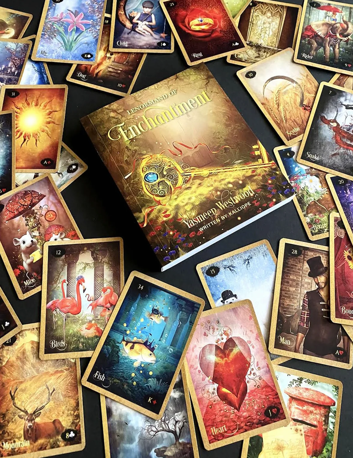 Lenormand of Enchantment: (Oracle Kit Box Set with 36 Cards and Guide Book)