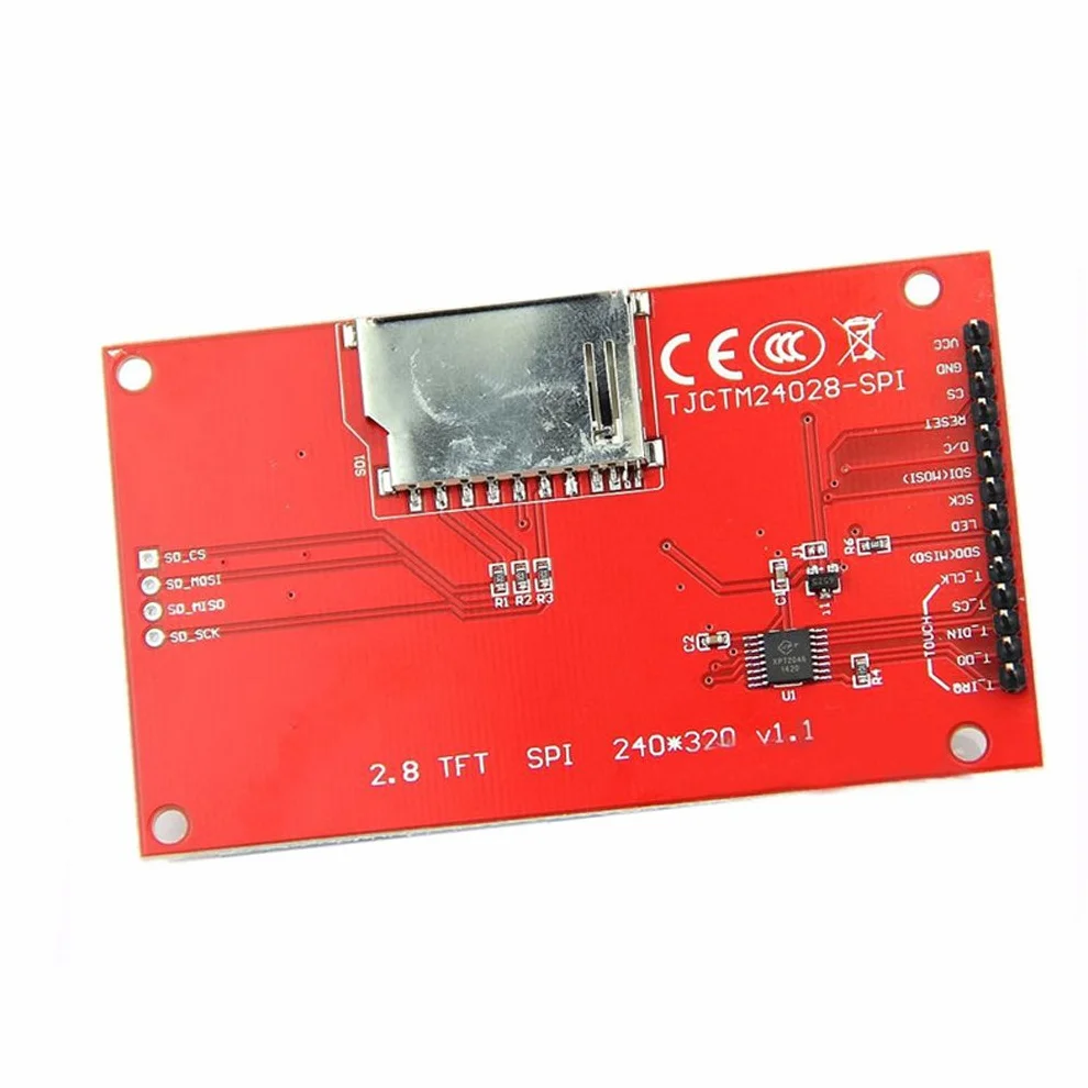 Hailege ILI9341 240 * 320 TFT ekran dotykowy LCD z ekranem dotykowym serii SPI 5V / 3,3 V Raspberry Pi STM32