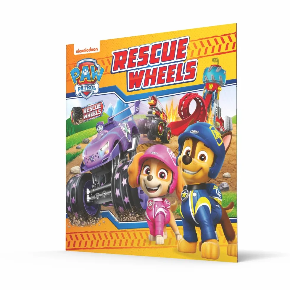 PAW Patrol Rescue Wheels Picture Book: Join Nickelodeon’s PAW Patrol in a new monster truck rescue adventure. The perfect gift for fans aged 4+.