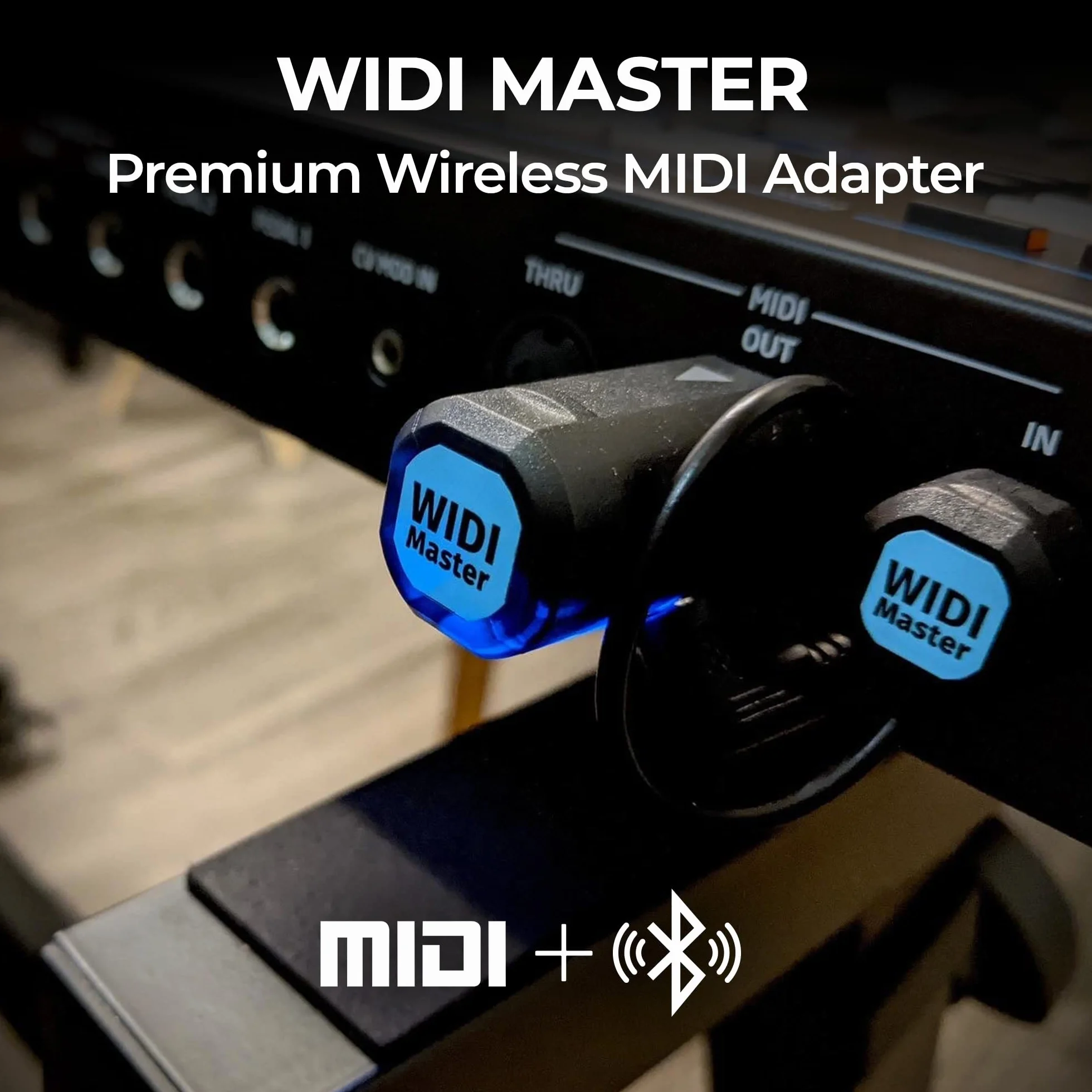 CME WIDI Master – Premium Adapter Bluetooth MIDI przez 5-Pin DIN – Ultraniskie Opóźnienie 3 ms – Bez Baterii, Zasilanie przez MIDI Out