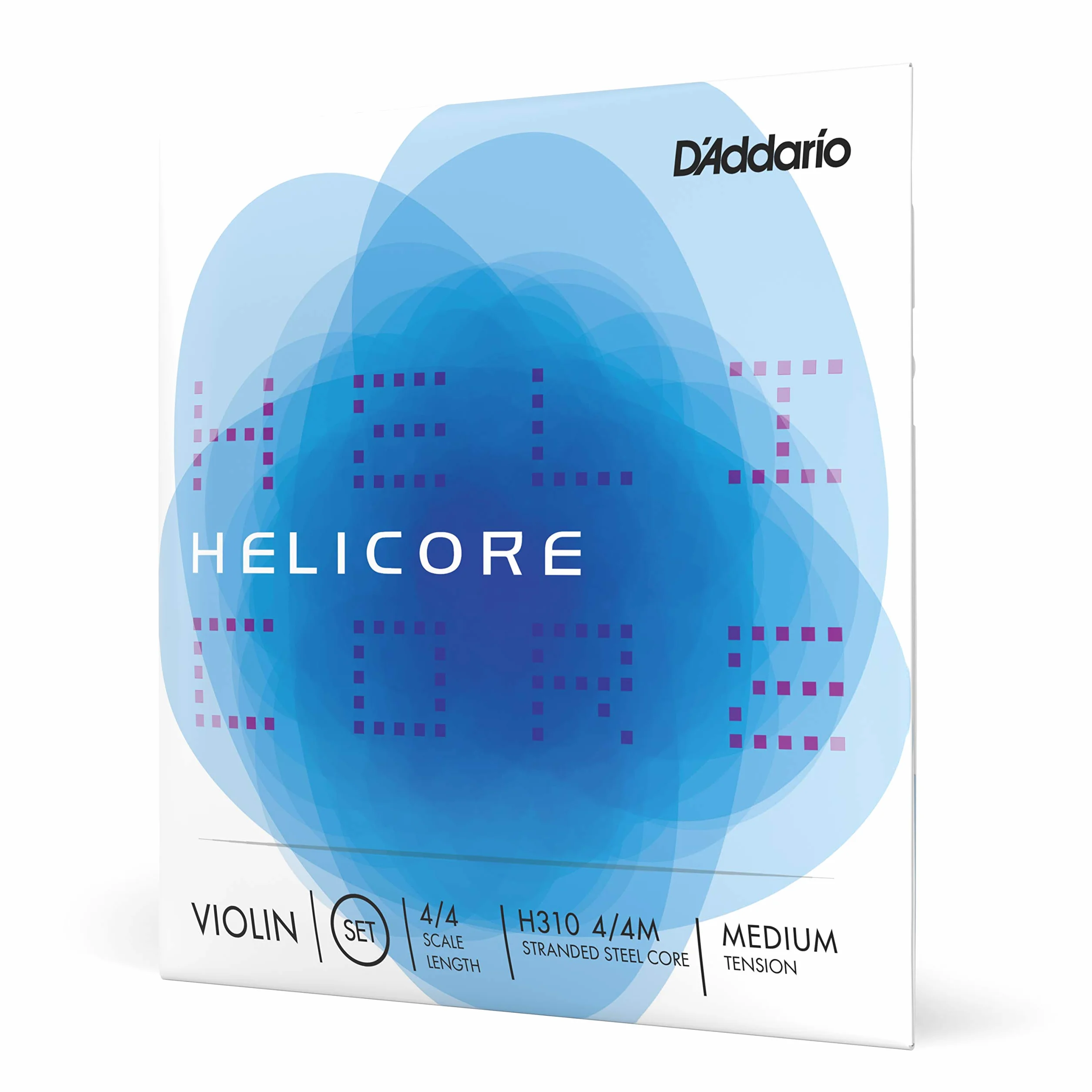 D'Addario Helicore Zestaw strun do skrzypiec 4/4 średnie napięcie