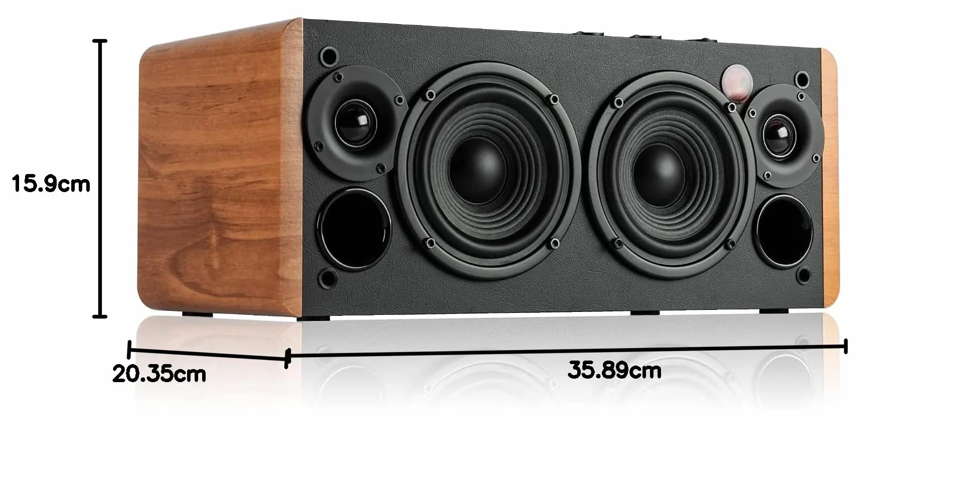 EDIFIER D12 kompaktowy system głośników stereo (70 W) z Bluetooth 5.0 i pilotem zdalnego sterowania na podczerwień – idealny do jadalni, kuchni, miejsca pracy.