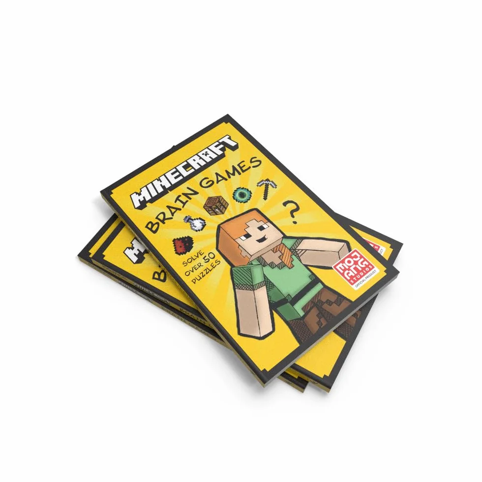 Minecraft Brain Games: An official illustrated Minecraft children’s puzzle book – perfect for kids into video games aged 7, 8, 9, 10 and 11 – new for 2025!