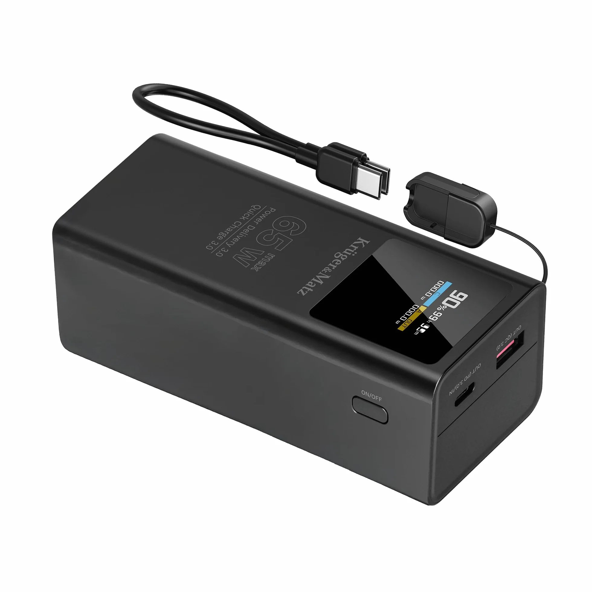 Krüger&Matz PowerBank 20000 mAh Li-pol 65W z funkcją QC oraz PD KM0914