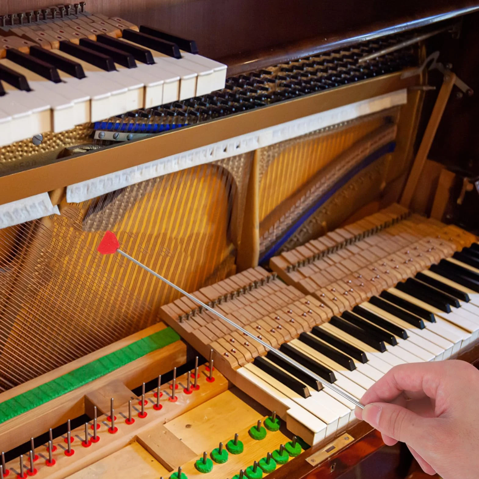 ifundom Zestaw do Czyszczenia Pianina Elektrycznego Kompaktowy Zestaw do Czyszczenia Pianina do Użytku Domowego