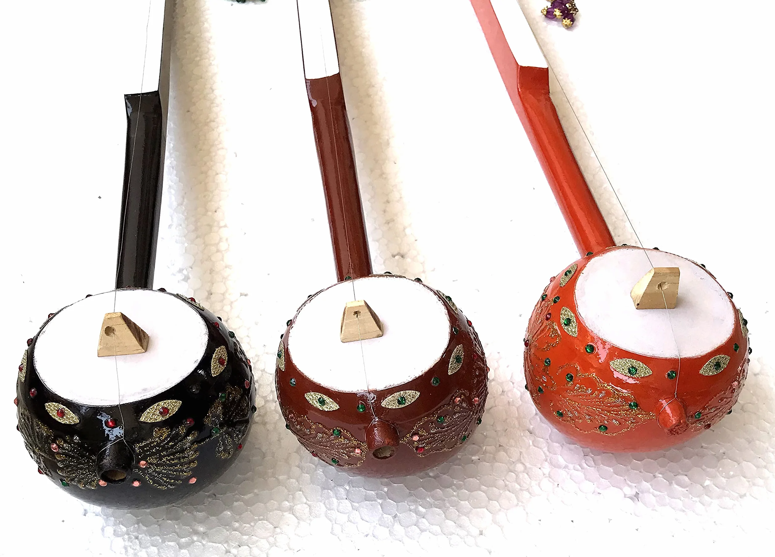 Tumbi One Struny drewniany instrument ludowy Punjab Ek Tara, 1 sztuka