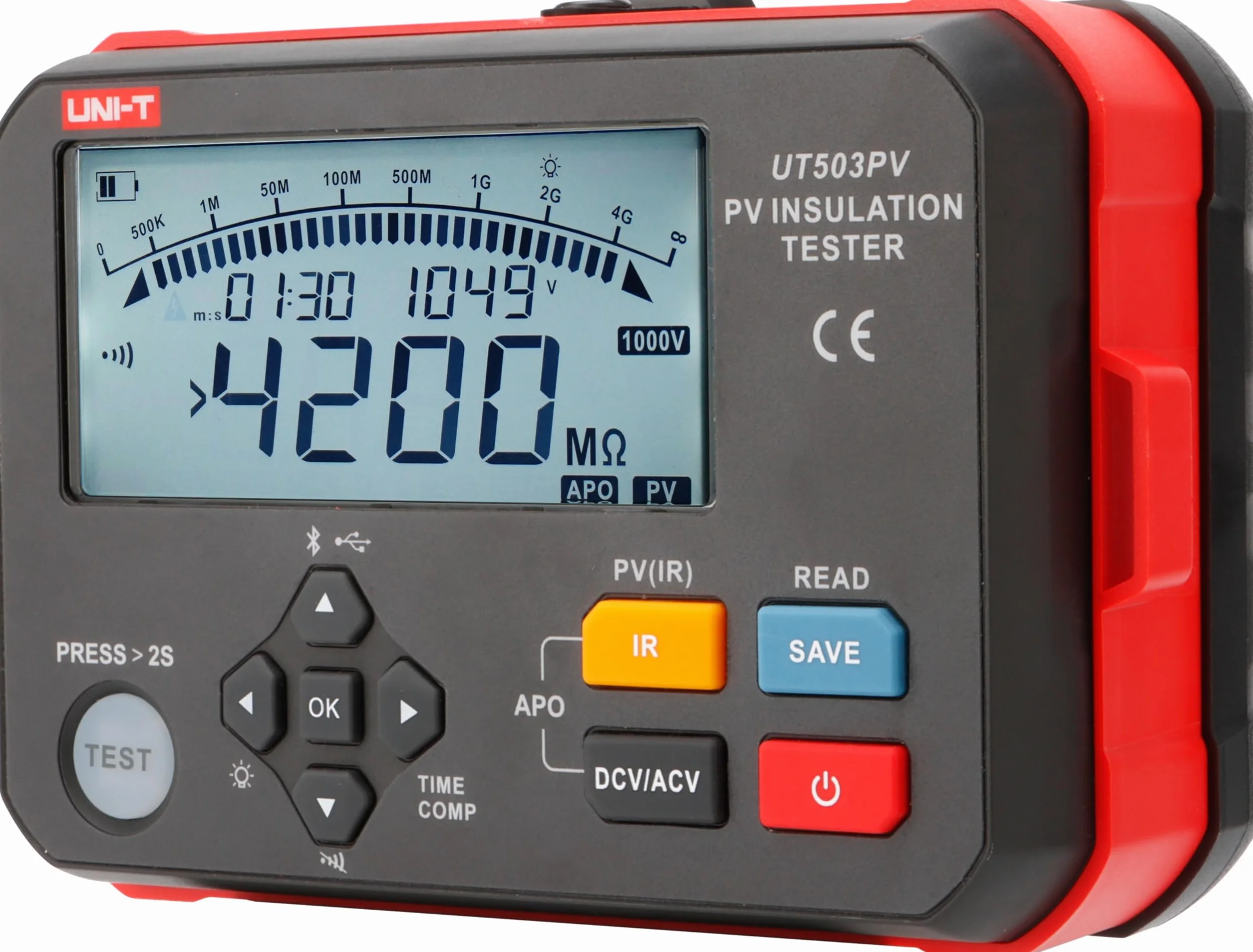 UNI-T Tester rezystancji izolacji PV UT503PV