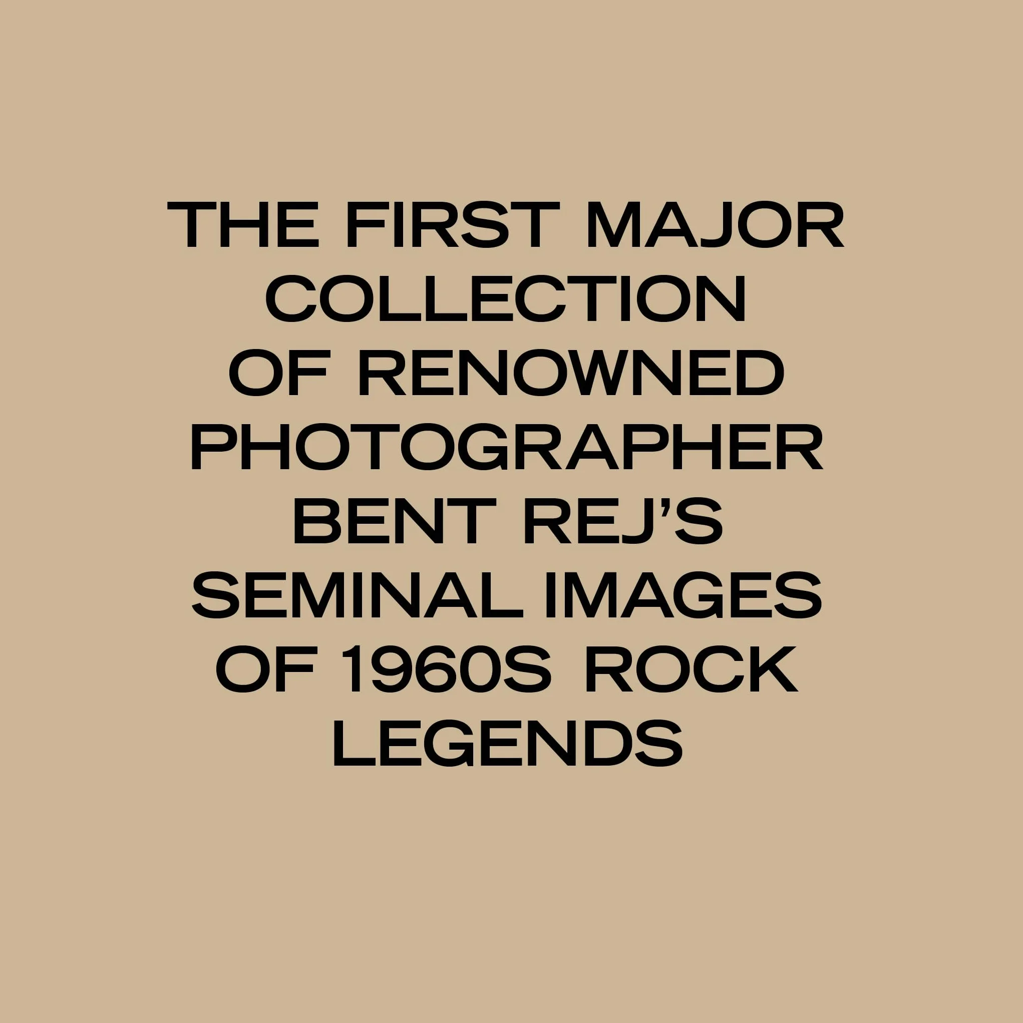Musik: The 1960s Photographs