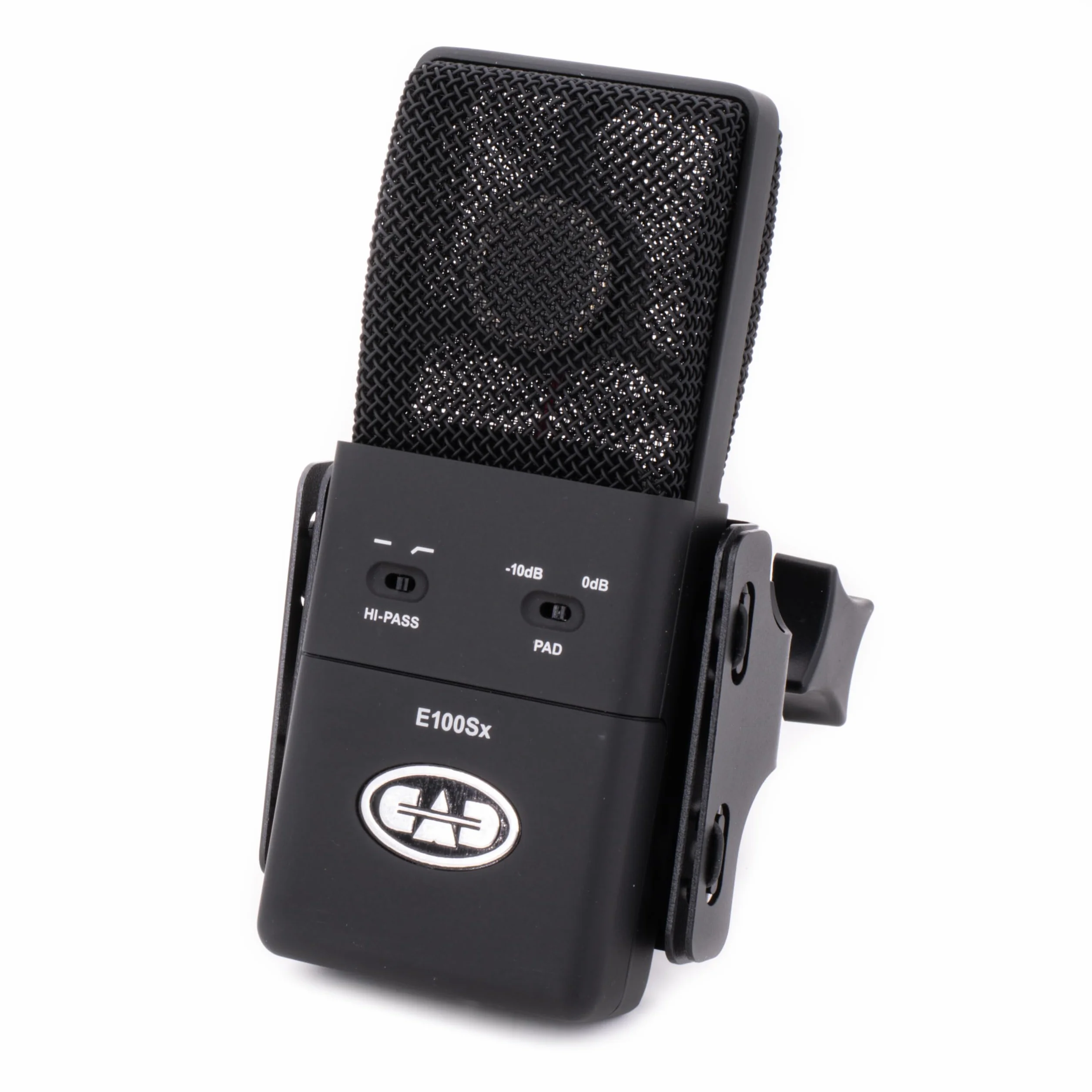 CAD Audio E100SX Superkardioidalny mikrofon pojemnościowy z dużą membraną, czarny