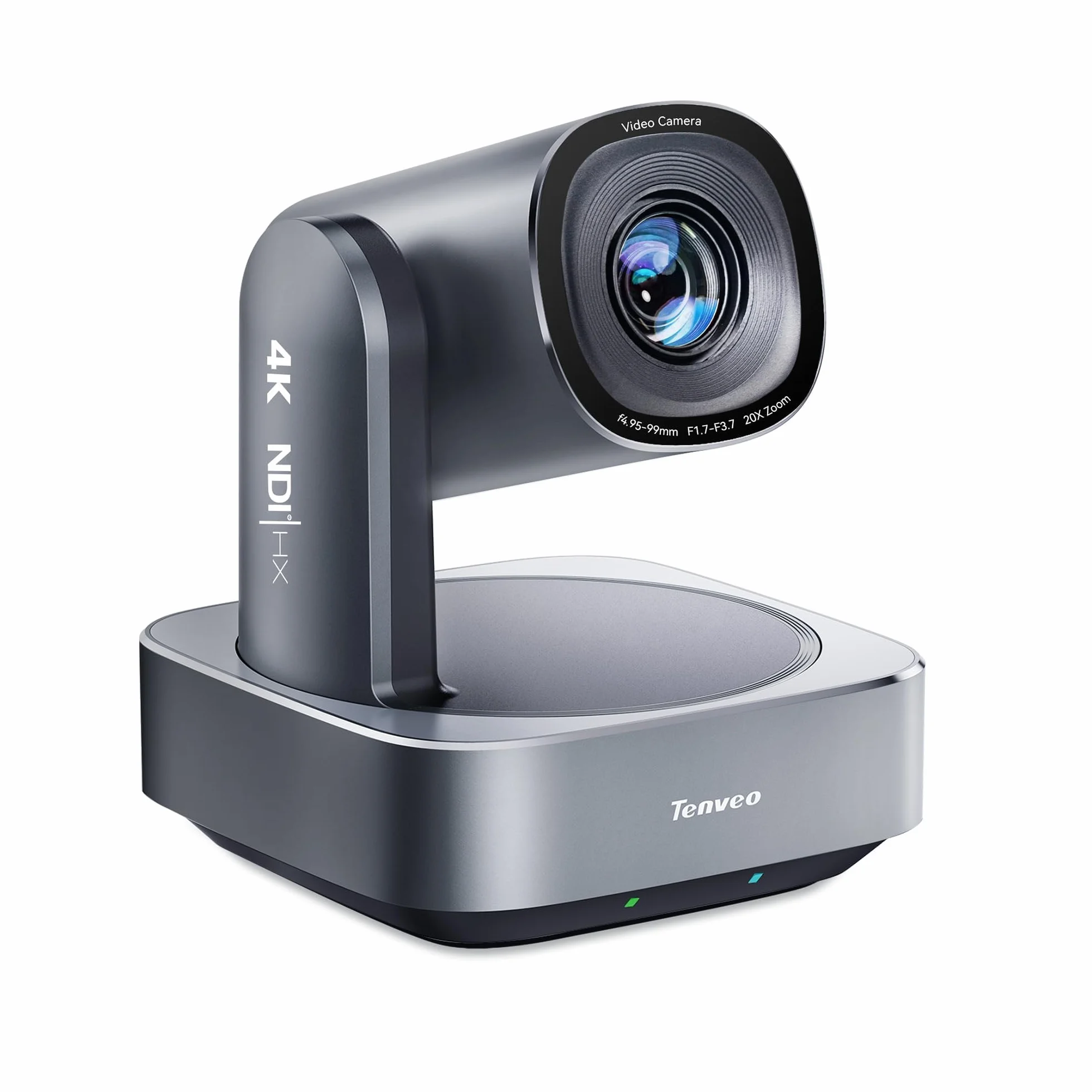 Tenveo Kamera PTZ 4K NDI, AI Humanoid & Face Auto-Tracking, 20X Optical + 8X zoom cyfrowy, USB3.0/HDMI/LAN PoE IP kamera strumieniowa na żywo do modlitw kościelnych, wydarzeń transmisji