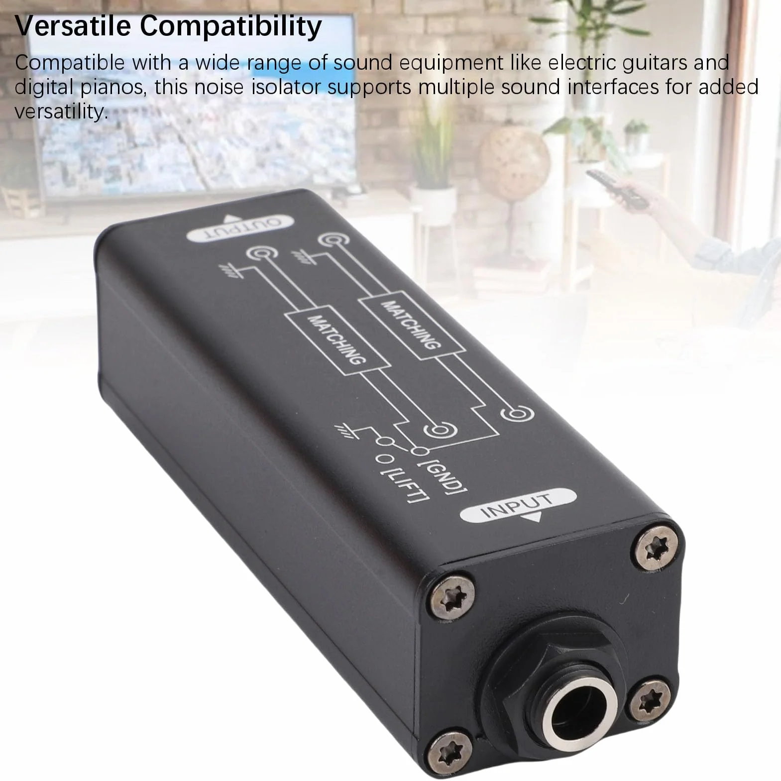 Pasywny Izolator Dźwięku Eliminator Eliminator, Izolator Aluminium Aluminium Aluminium XLR dla Domowego Systemu Stereo, Głośnik, Samochodowe, Zestaw Samochodowy