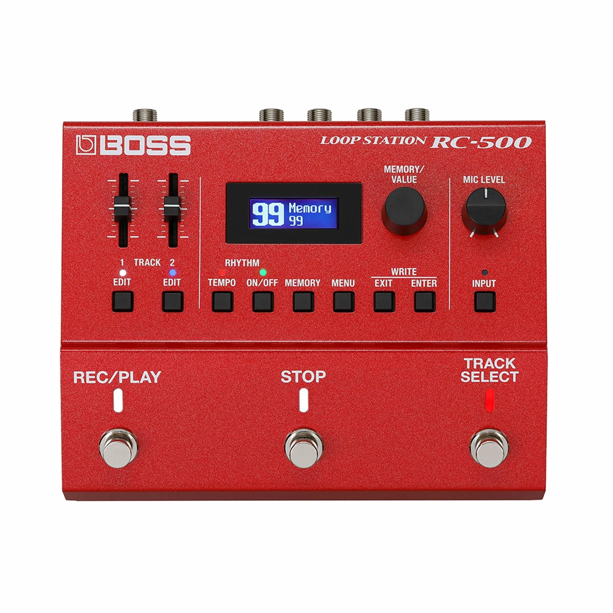 BOSS RC-500 Looper - Zaawansowany Dwuścieżkowy Looper z Wbudowanymi Opcjami Miksowania i Głębokiej Kontroli - Wiodąca w Swojej Klasie Jakość Dźwięku - 16 Wszechstronnych Zestawów Perkusyjnych