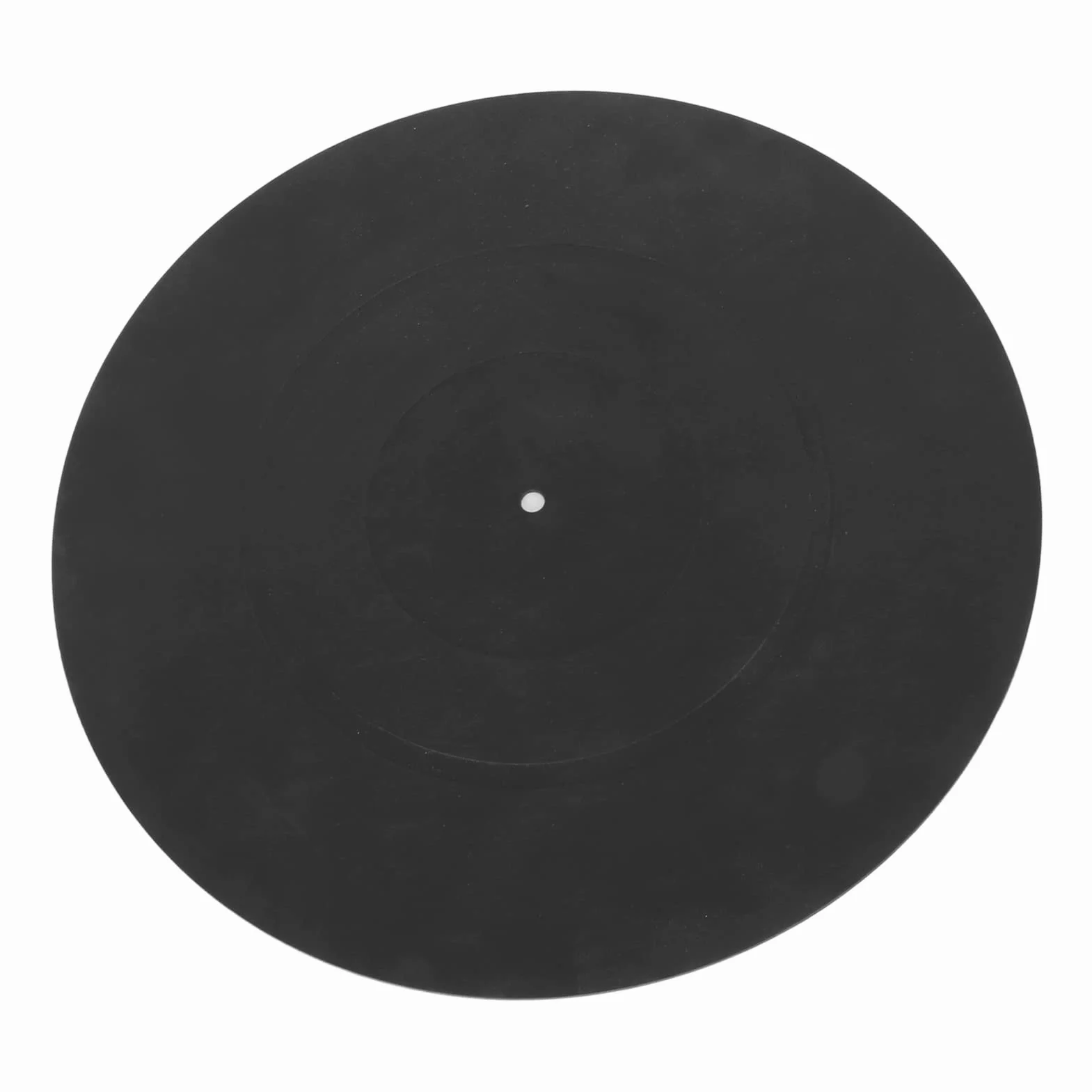 Gramofon Slipmat, 12-calowa Gumowa Mata Antystatyczna, Antywibracyjna, Miękka Gumowa Podkładka Gramofonowa, do Gramofonu Gramofonowego, Czarna