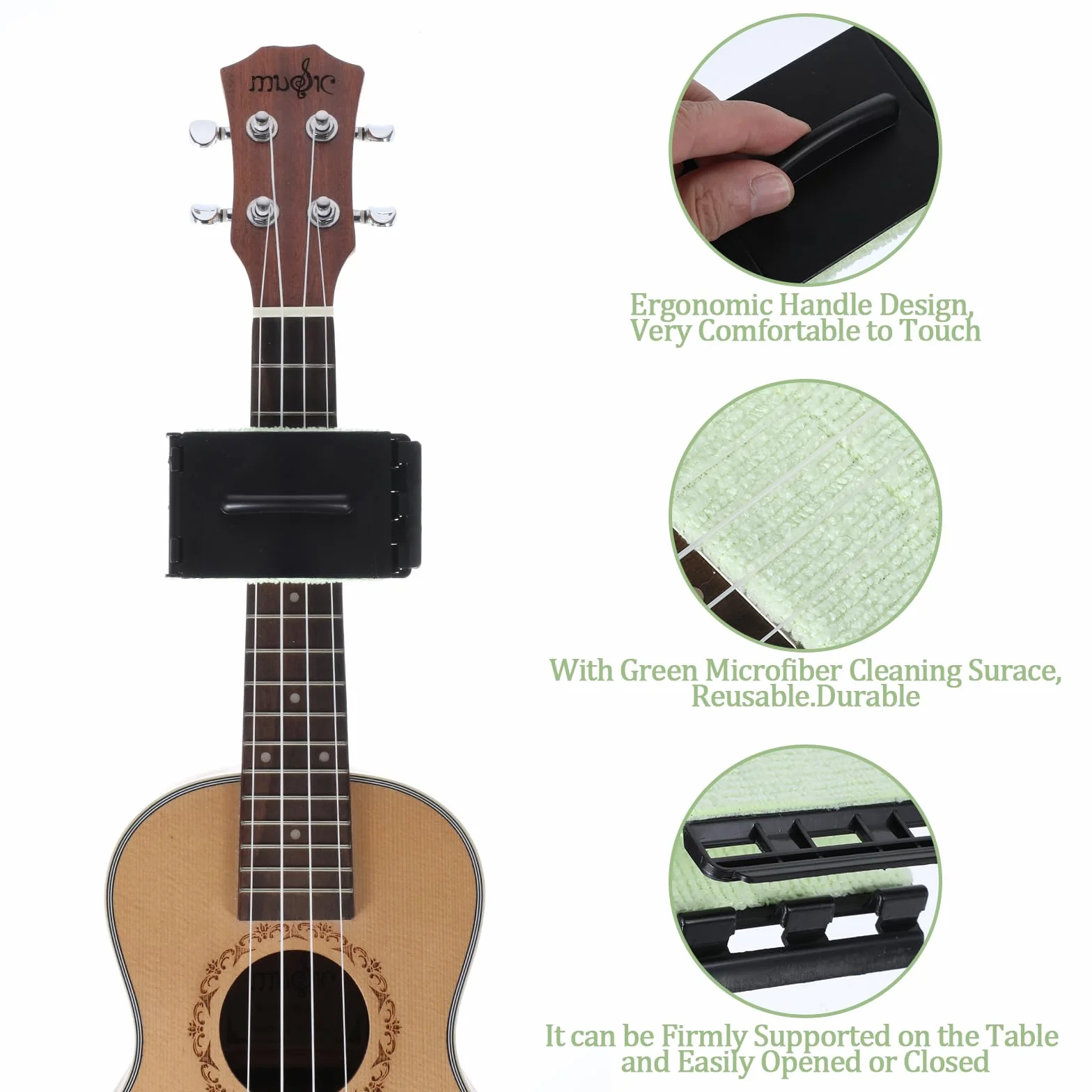 Jeffdad 2-pak środek do czyszczenia strun gitarowych, premium struna gitarowa, czysta, tkanina, szorowarka do skrzypiec, wiolonczeli, basu, ukulele, gitar elektrycznych