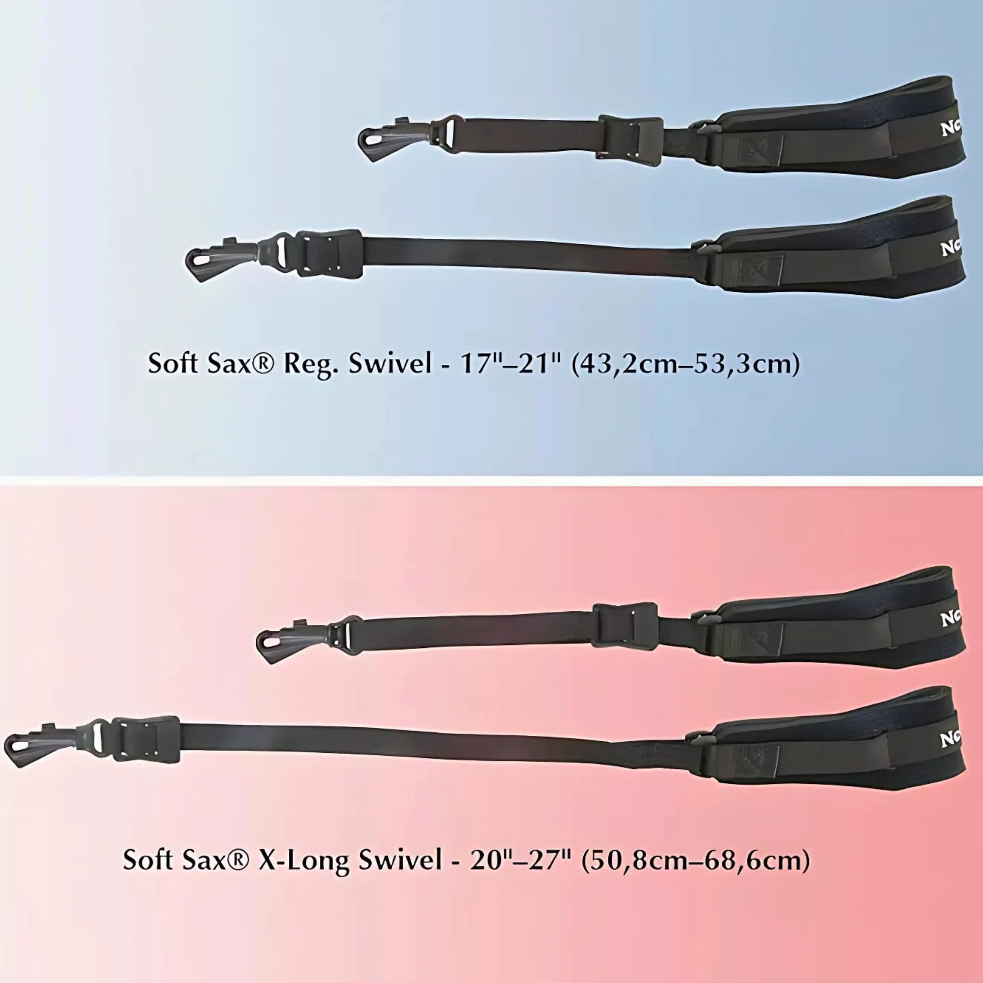 Neotech Pasek saksofonu czarny XL 48,3-66 cm