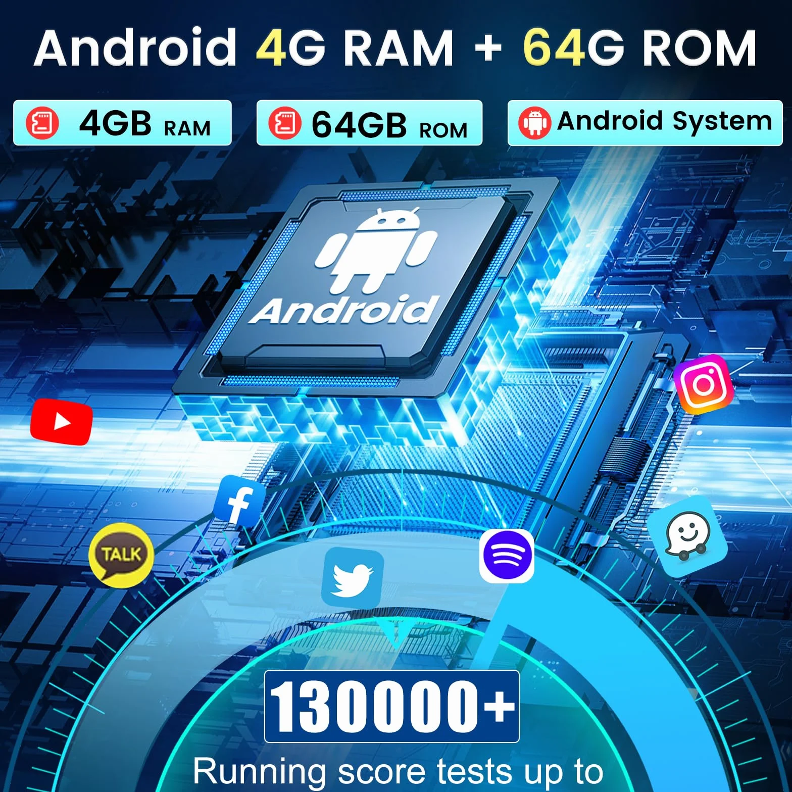 NHOPEEW Radio samochodowe 4 + 64 G do BMW X3 E83 2004-2012 - 9 cali radio samochodowe z systemem Android z bezprzewodowym Carplay i Android Auto - Mirror Link 32EQ DSP Split-Screen + kamera cofania i
