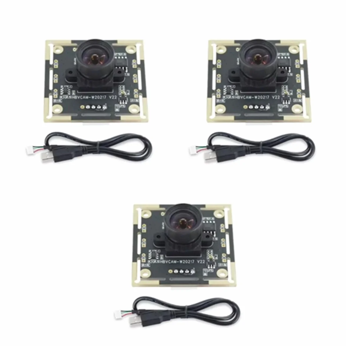 3 szt. Moduł kamery 100 stopni OV9732 kabel 2 m 1280 x 720 30 kl./s, do samodzielnego wykonania Autodarts.Io, dysk USB za darmo