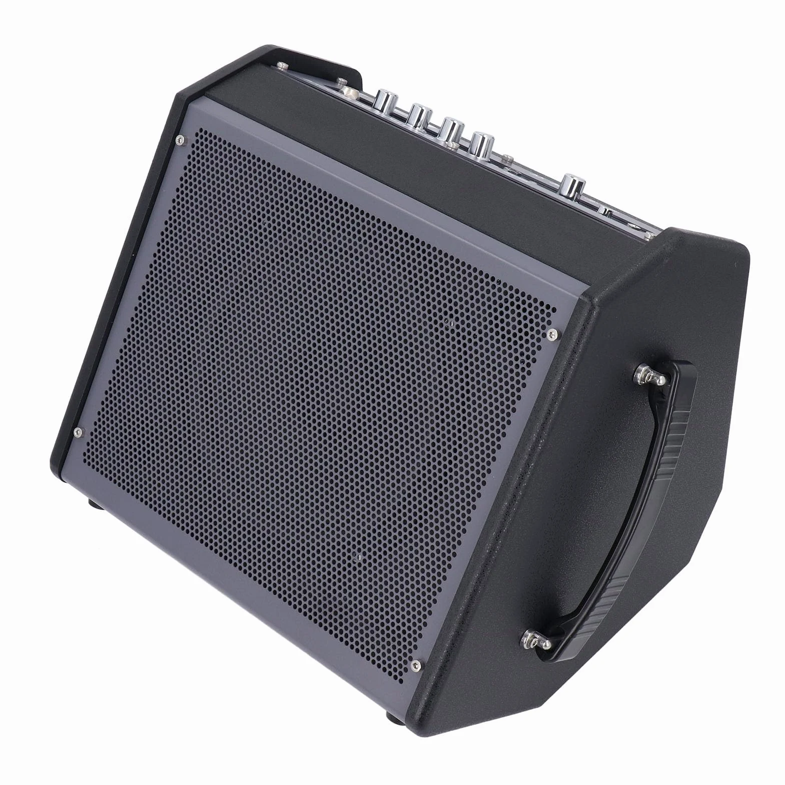 Generic Wzmacniacz E-Drum, Dwukanałowy Wzmacniacz E-Drum 110-240 V Przenośny Interfejs Aux-in-in Interfejs dla Basu Gitary Elektrycznej (Wtyczka UE 190W)