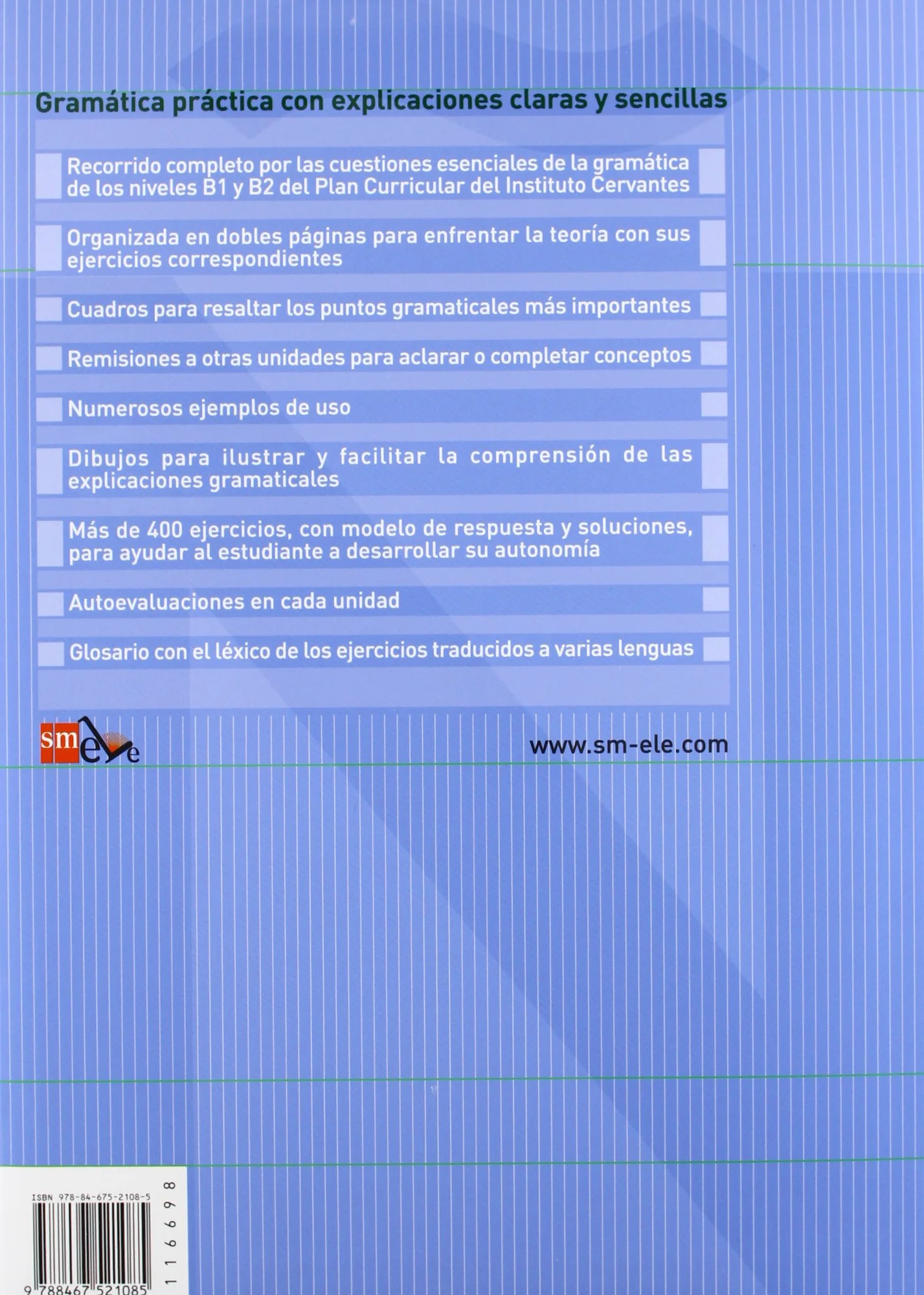 Gramatica De Uso Del Espanol.: B1-B2
