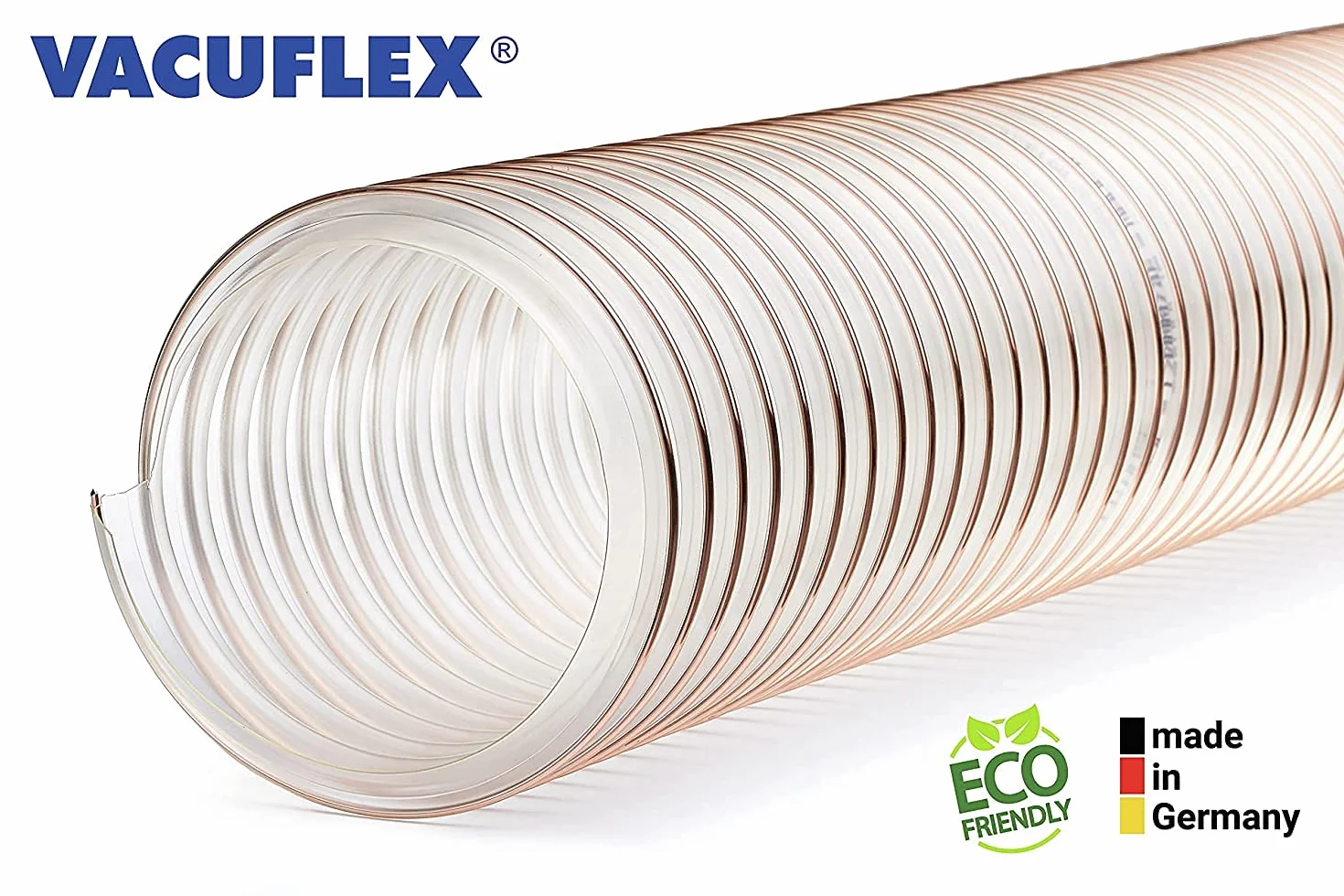 VACUFLEX PU 400 C ECO - wąż ssący PU o grubości ścianki 0,4 mm - długość 10 m - ID50 mm / ID51 mm - odporny na mikroorganizmy i hydrolizę
