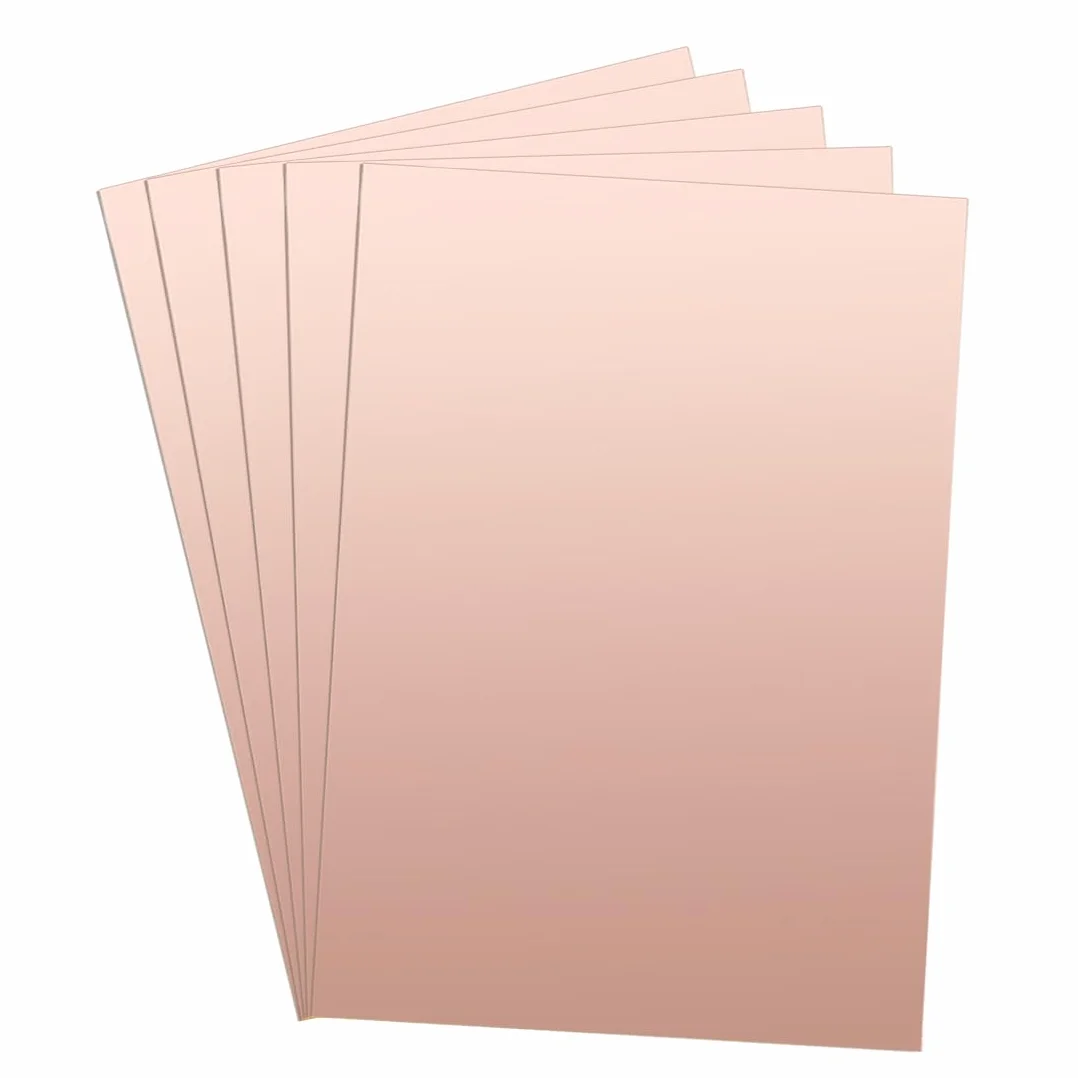 QUARKZMAN 5 sztuk 100 x 70 mm dwustronna miedź powlekana laminowana płytka drukowana płytka drukowana FR4 grubość 1 mm DIY prototypowanie płytka PCB