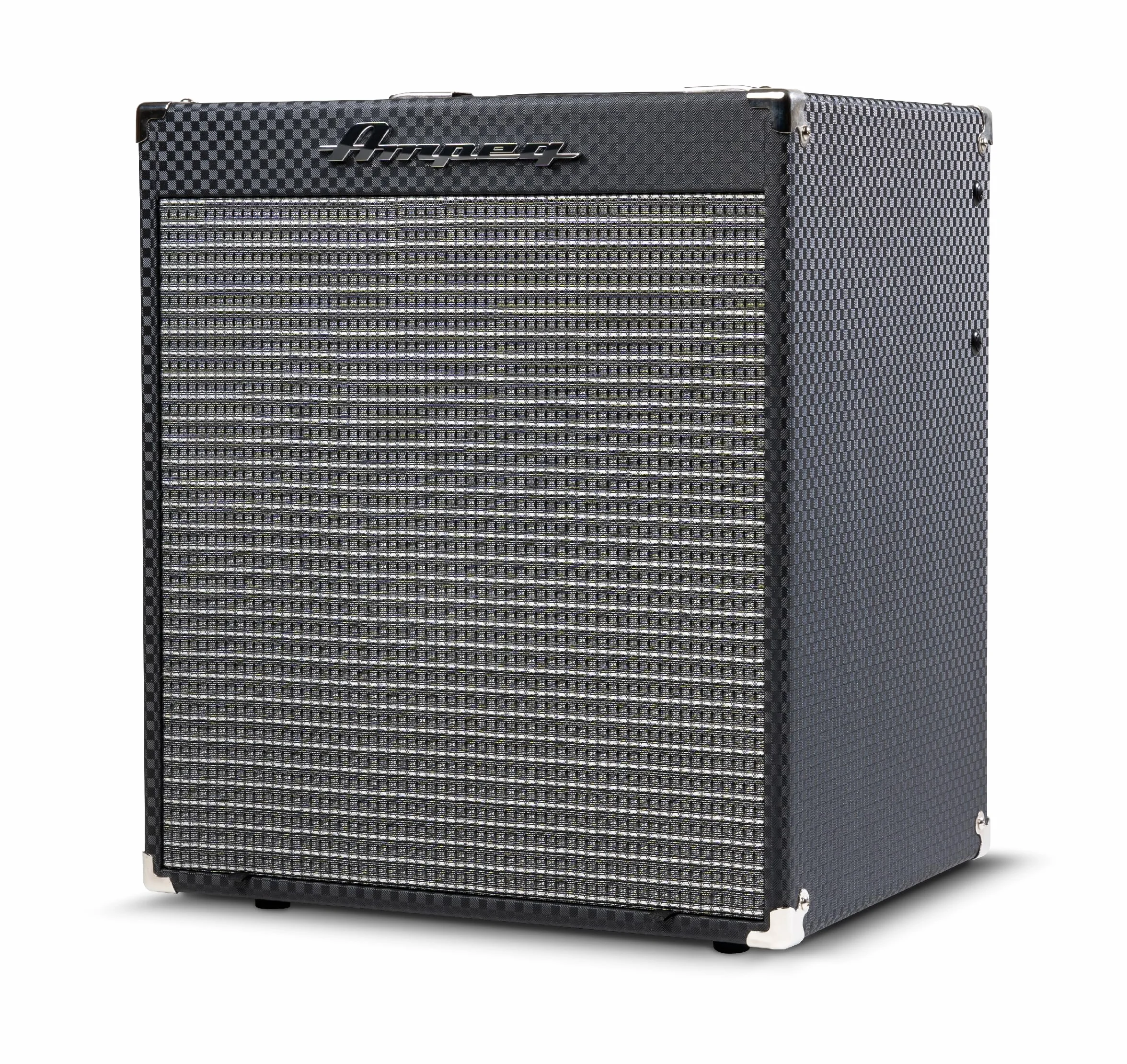 AMPEG RB-110 Wzmacniacz Combo do Gitary Basowej – 50W do Ćwiczeń z Preampem AMPEG Legacy, Overdrive SGT, EQ 3-Pasmowym, Wejściem AUX, Wyjściem Słuchawkowym, XLR Line Out i Głośnikiem 1x10" – Czarny