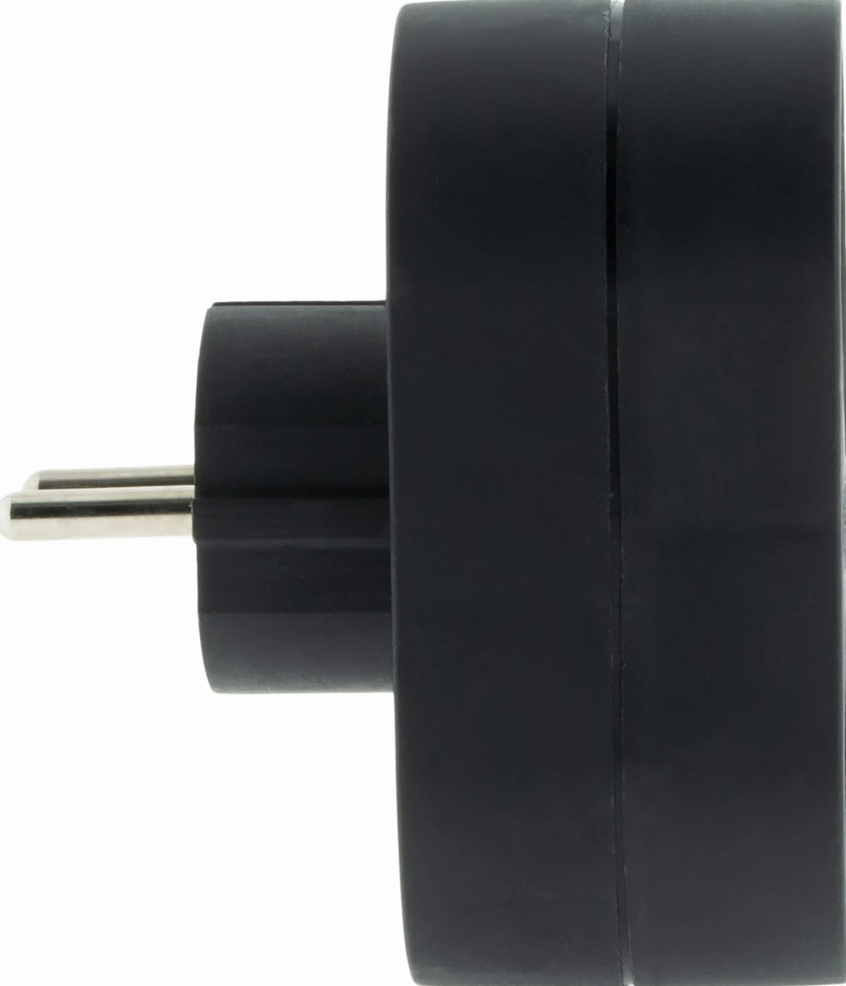 Zenitech, gniazdo Biplite, model Schuko, 16A, idealne do urządzeń elektrycznych, nowoczesny i elegancki design, idealne do domu lub biura - 16A - Czarny - 2 gniazda