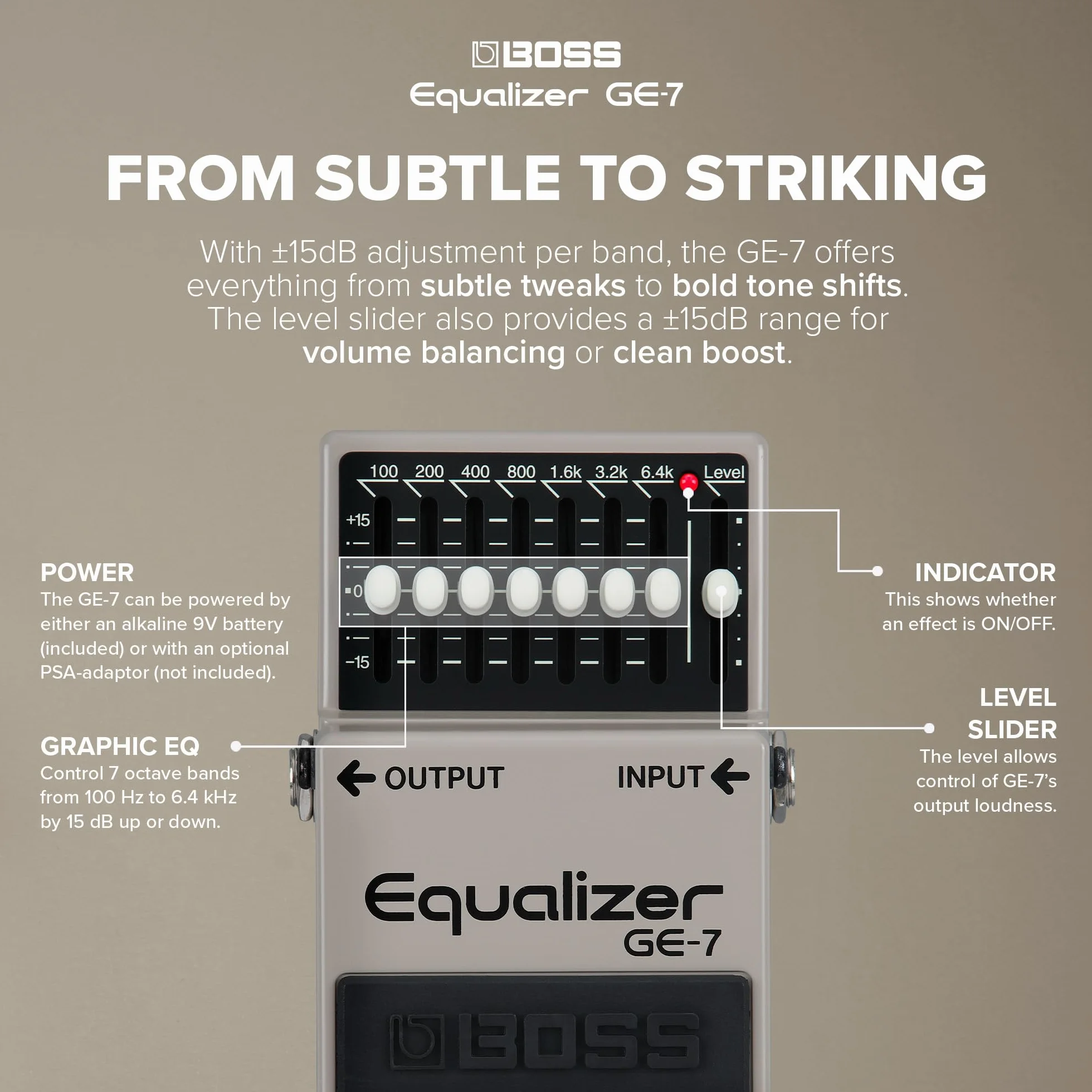 BOSS GE-7 Graphic Equalizer