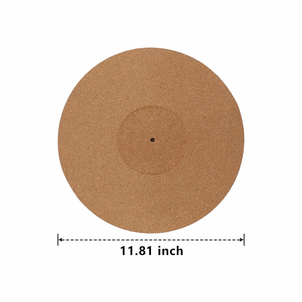 Alnicov Mata antypoślizgowa winylowa Mata pod gramofon 29,7 cm Mata pod talerz odpowiednia do gramofonu, redukcja hałasu i amortyzacja wstrząsów