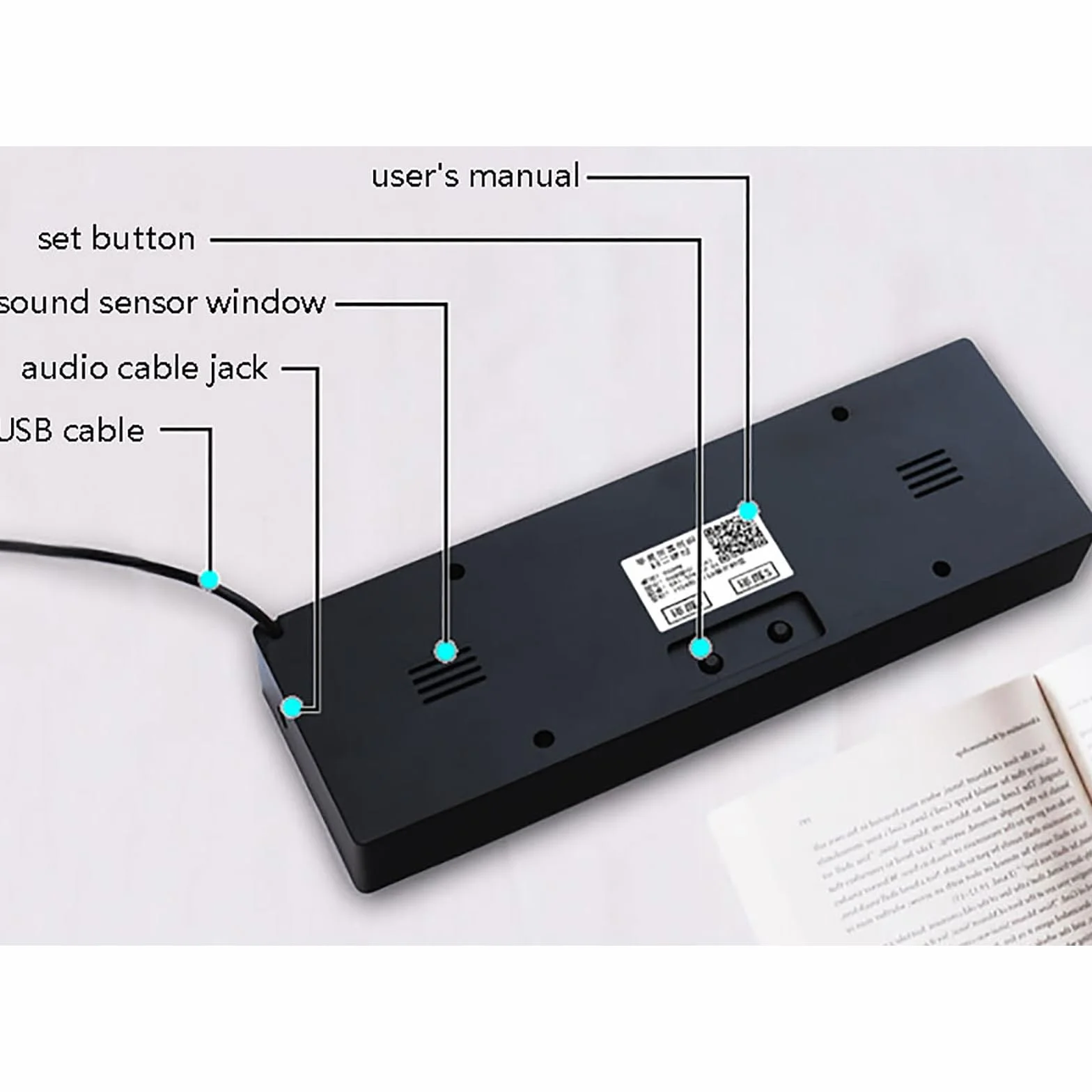 Analizator Widma Audio, Wyświetlacz Widma Muzycznego LED, 84 Efekty Wyświetlania/szybki Odbiór Dźwięku/automatyczne Przełączanie Sterowane Dźwiękiem, Wskaźnik Poziomu Atmosfery