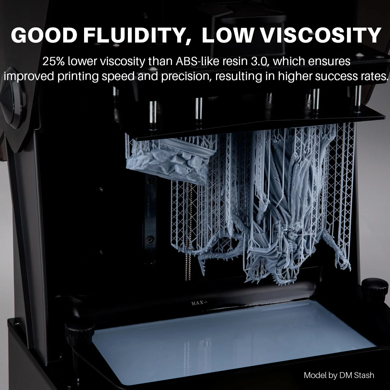 ELEGOO ABS-Like Resin 3.0 Plus, Ulepszona Żywica Fotopolimerowa do Drukarek 3D, Wyższa Odporność Na Ciepło, Szybkie Utwardzanie, Wysoka Precyzja, Niełamliwość, 1000g Beżowy