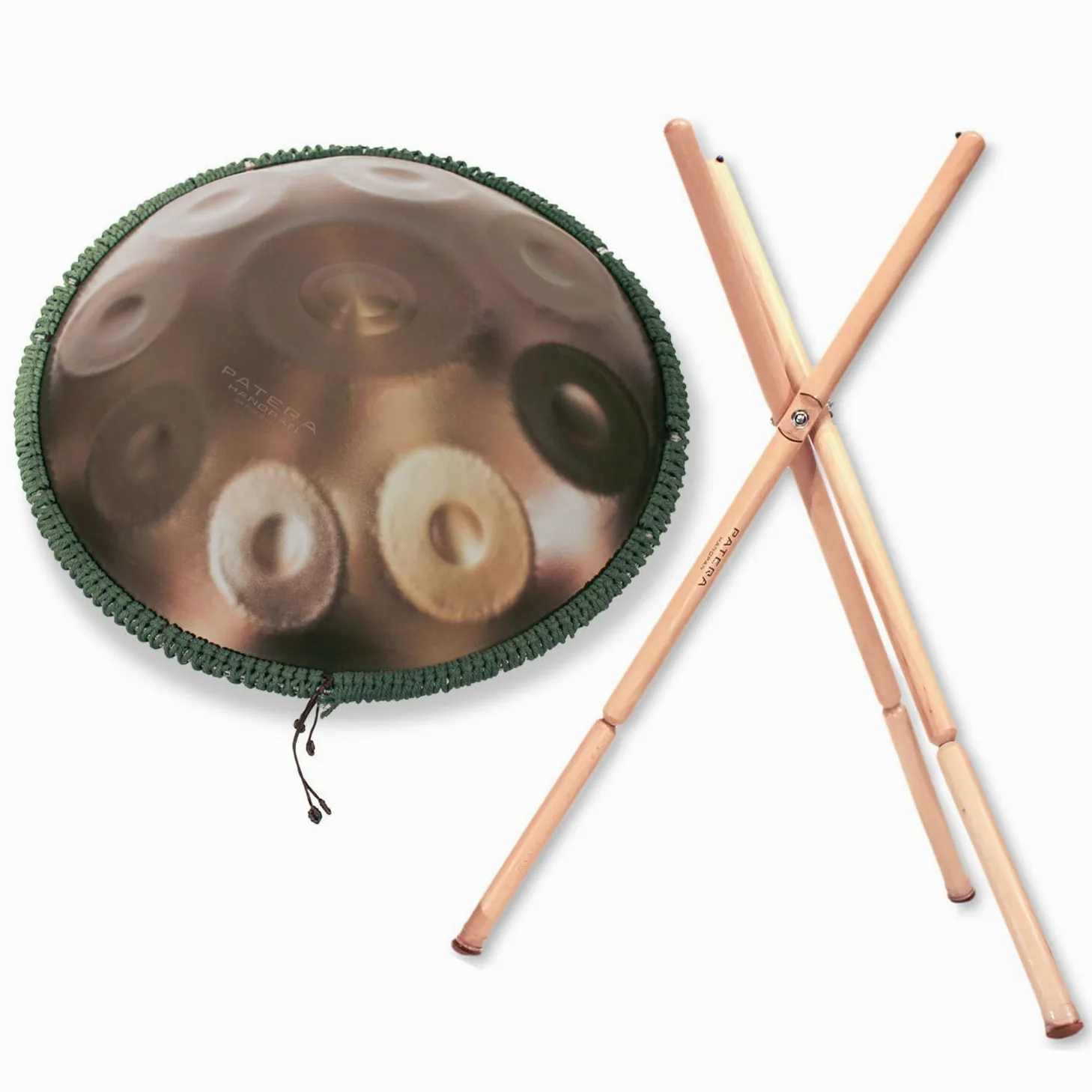 Patera HPDM-5 Handpan D-Amara stal szlachetna ze stojakiem