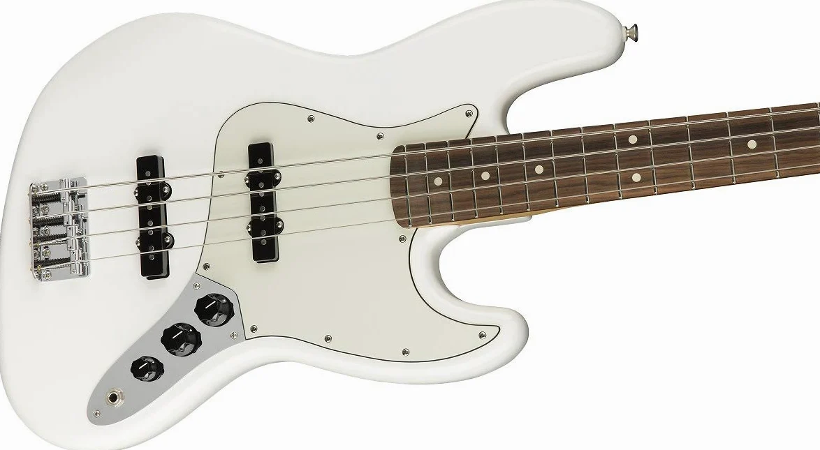 Fender Player Jazz Bass PF (Polar White) - Gitara basowa 4 strunowa