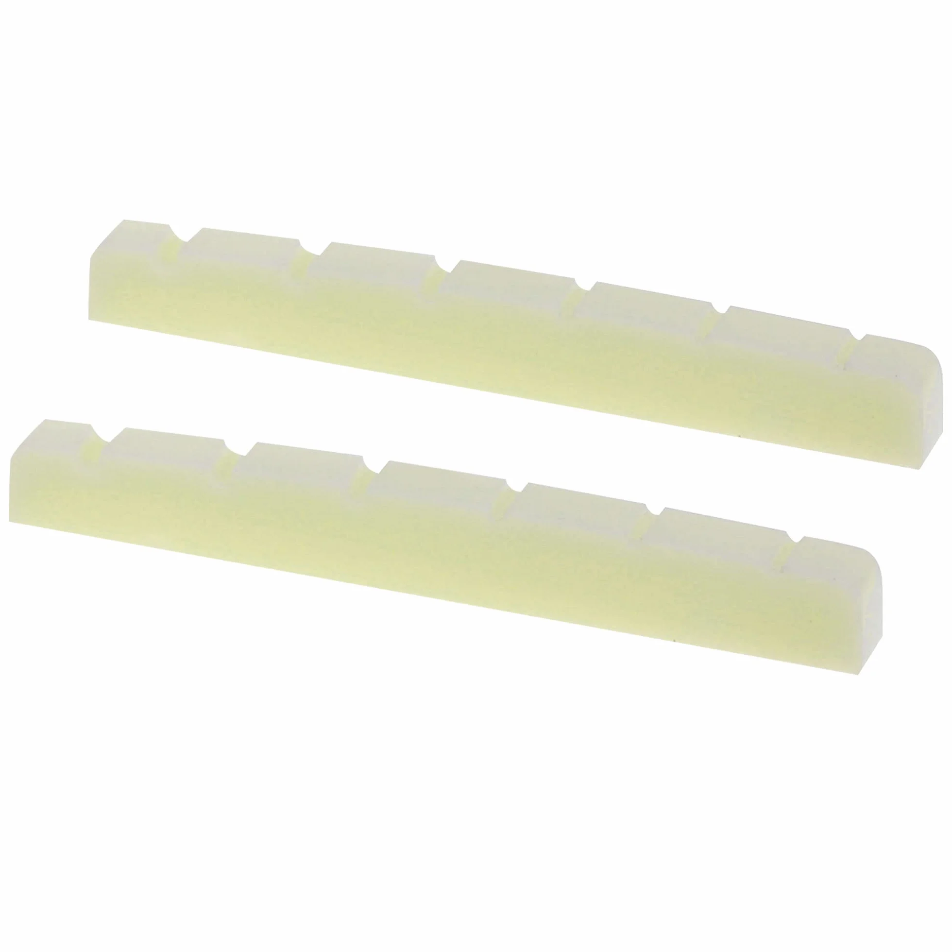 Musiclily Pro Plastik żywicy Mocznikowej 43mm Siodełko Gitarowe Strat Tele do Gitary Elektrycznej Stratocaster/Telecaster, Kość Słoniowa(2 szt.)