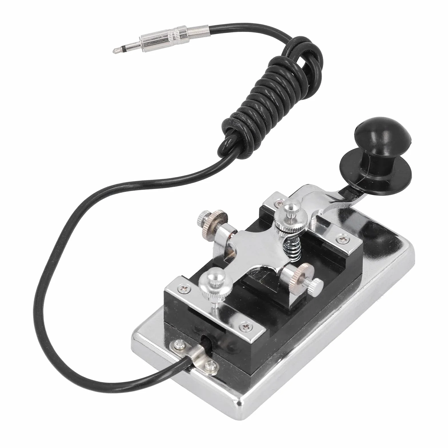 HY-K4 Krótki R Morse Morse CW Telegraf Krótki R K4 Klucz CW Morse CW TelegraphMorse CW Telegraf Ręczny Klucz Krótki R H Pomoce HYK4