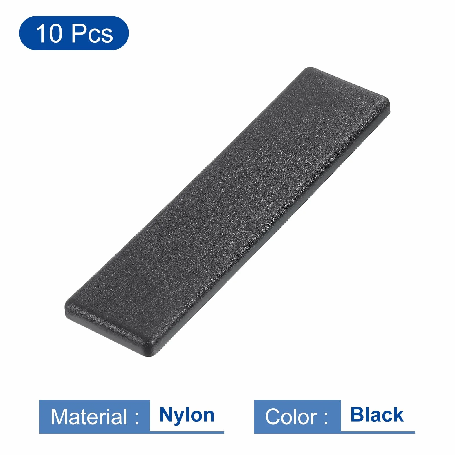 QUARKZMAN 10 sztuk 20 x 80 mm nylonowy wytłaczany korek blokujący profil aluminiowy do T-Slot 2080 Europejski standardowy korek do wózka stojak na akwarium stojak na półki czarny