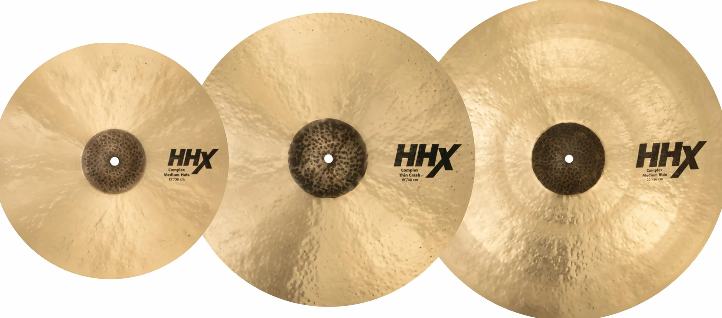 Sabian HHX kompleksowy zestaw Performance 40 cm Hi-Hats 48 cm Thin Crash 56 cm średnia jazda (15005XCN)