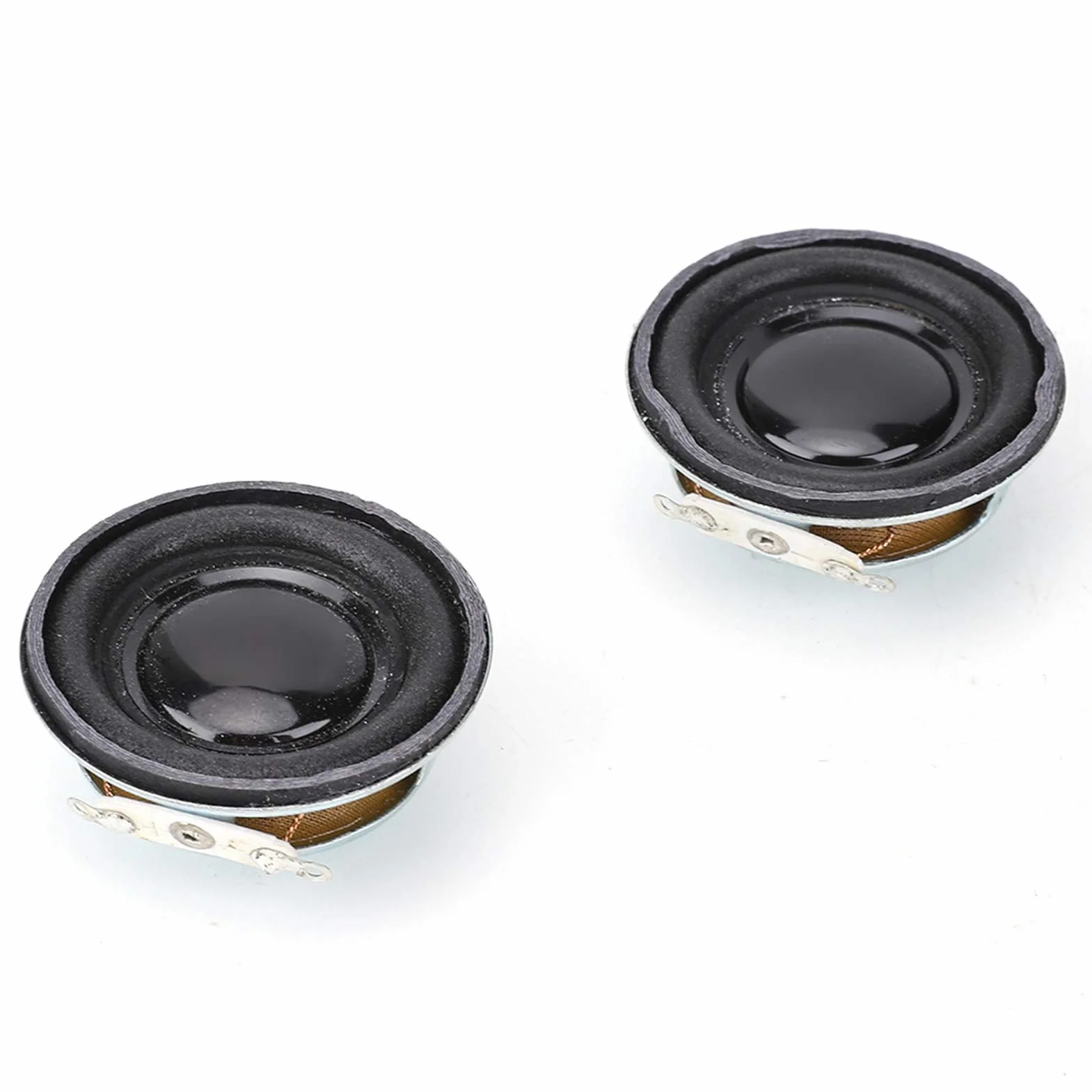 Głośnik 3 W 4 Ω 2 szt Mini głośnik ze wzmacniaczem 4 cm z magnesem premium Metalowa obudowa zewnętrzna Długa żywotność Instalacja domowa dla Muzyki, Samochodu, Małych urządzeń
