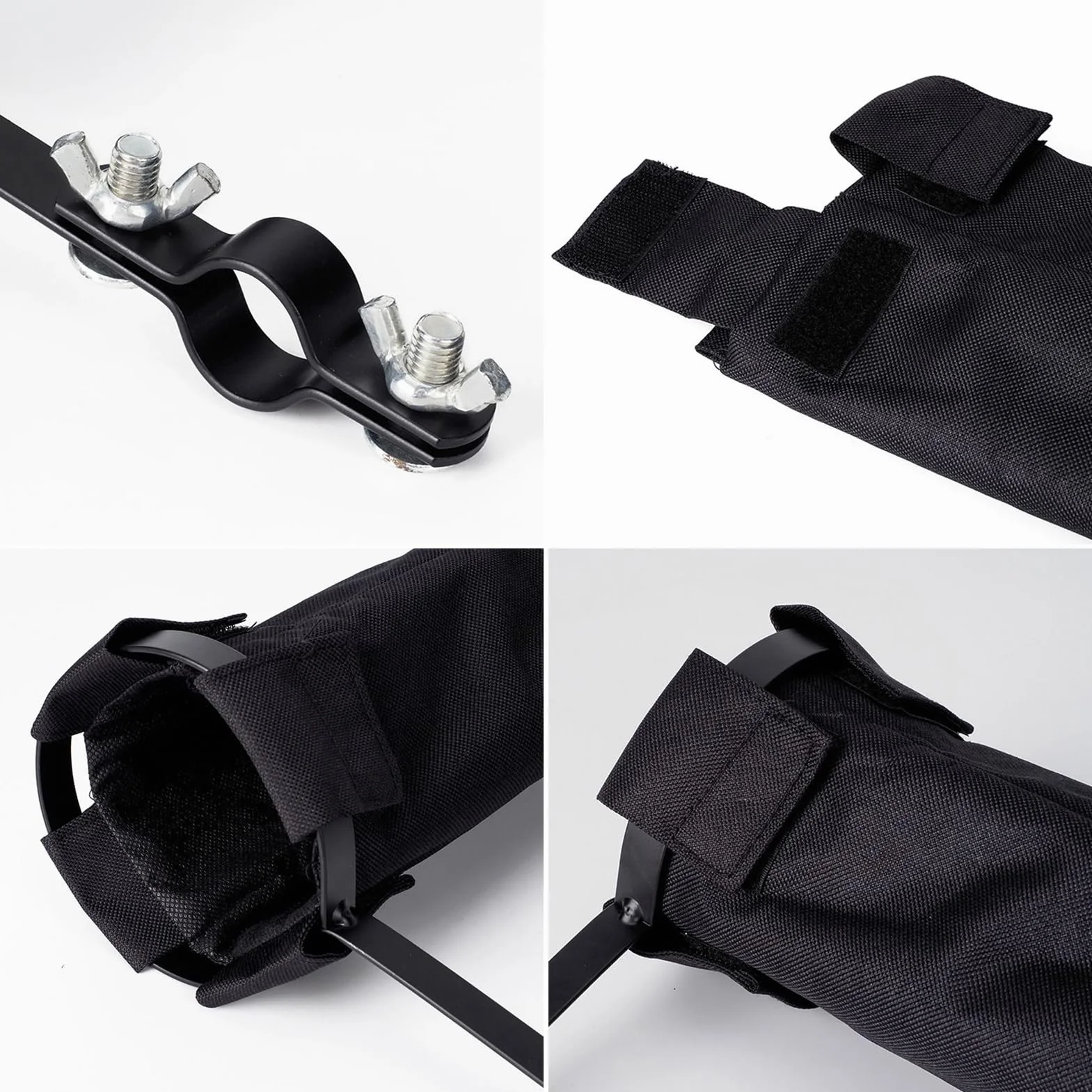 Drumstick Bag, Drumstick Holder, Large Capacity Organizer Pouch, 14x25cm with Clamp-On Lockable Strap for Kids Adults Airplane Field Hockey Marching Percussion