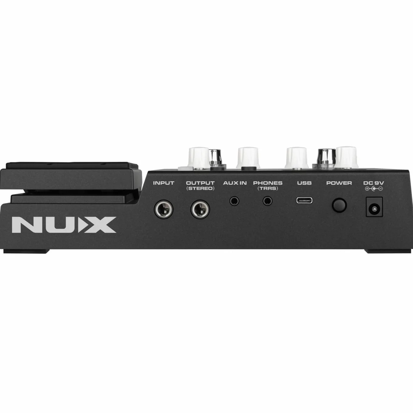 NUX MG-300 MKII z wieloma efektami, 36 IRs, 27 wzmacniaczy, 45 efektów, wszechstronne wejścia/wyjścia, transmisja na żywo