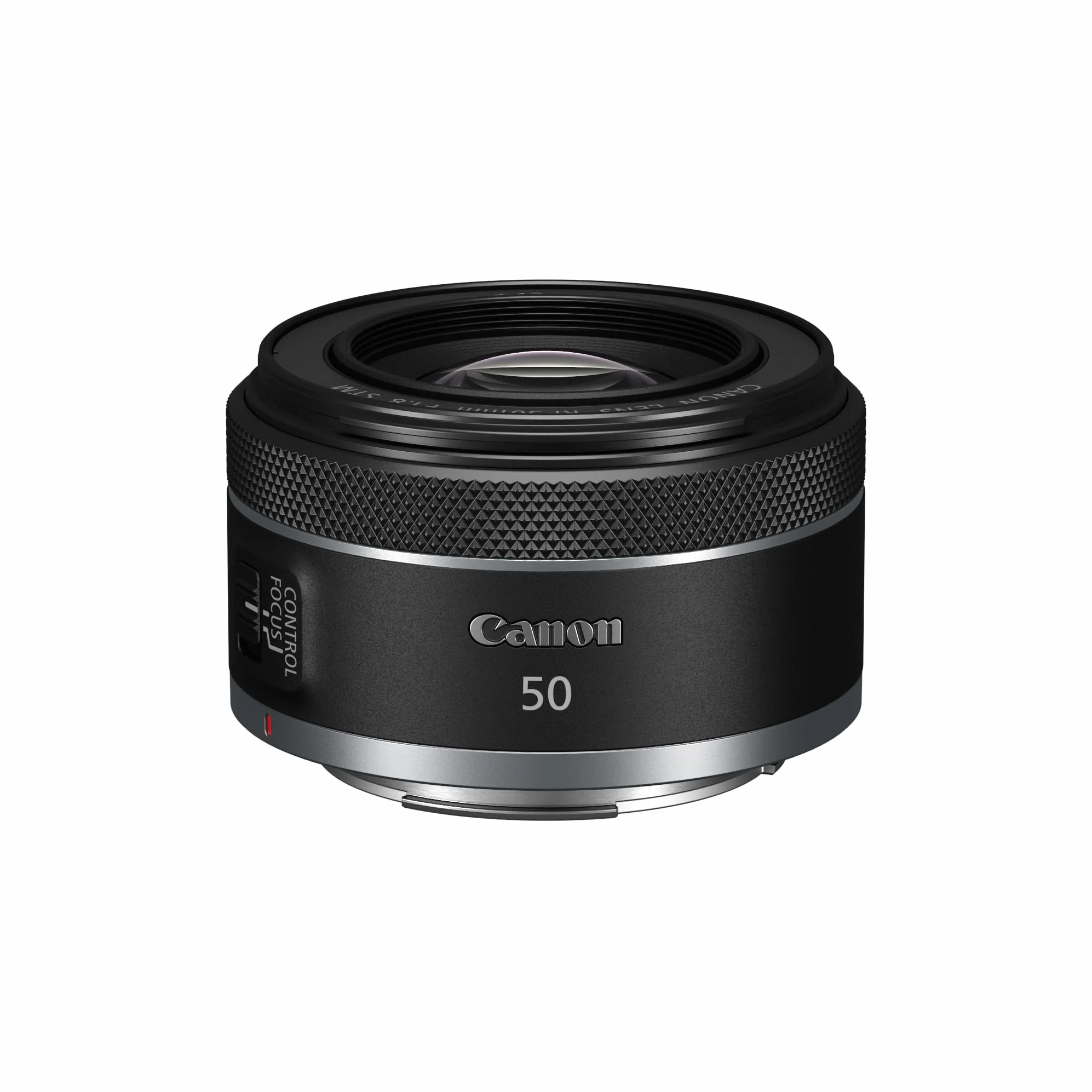 Canon Obiektyw RF 50 mm F1.8 STM do EOS R (gwint filtrowy 43 mm, stała ogniskowa, precyzyjna regulacja ostrości dzięki silnikowi STM-AF, pełnoklatkowy, soczewka asferyczna), czarny